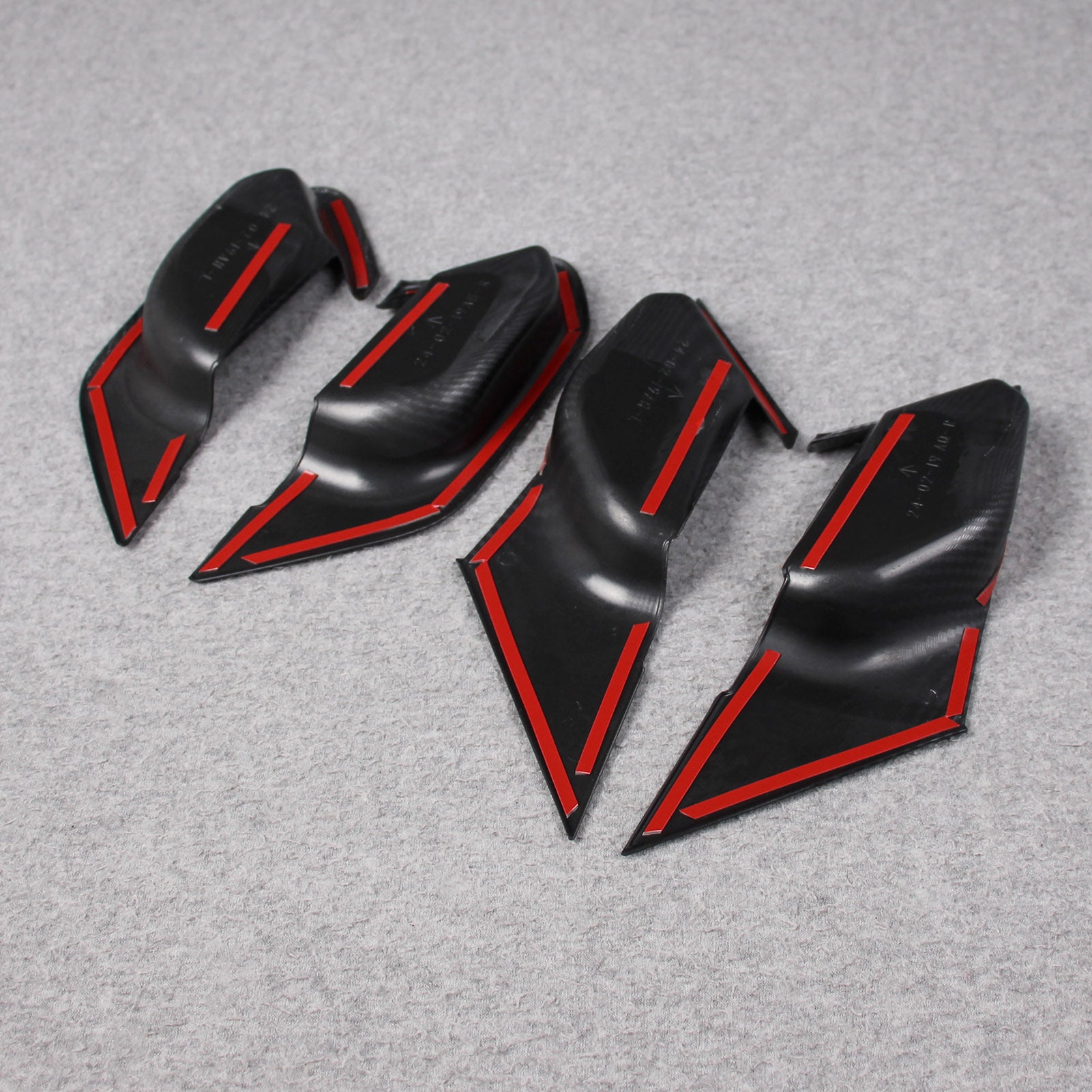 Fit for BMW 5 Series Sedan (G60) 530i 540i 2024 2025 Interior Door Handle Bowl Cover Trims Carbon Fiber Pattern