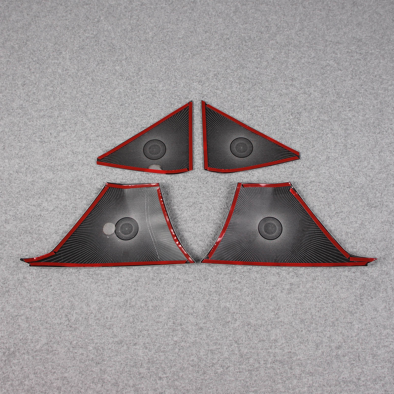 Fit for Mazda CX-50 CX50 2024 Interior 4 Door Sound Speaker Cover Trims Stainless Steel