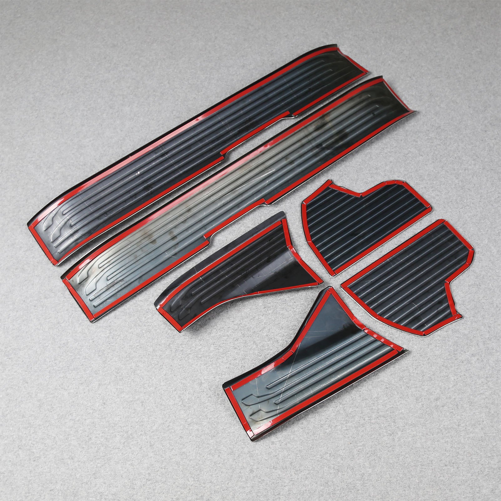 Fit for Toyota 4Runner 2025 2026 Inside Door Sill Scuff Plate Guard Cover Trims Stainless Steel