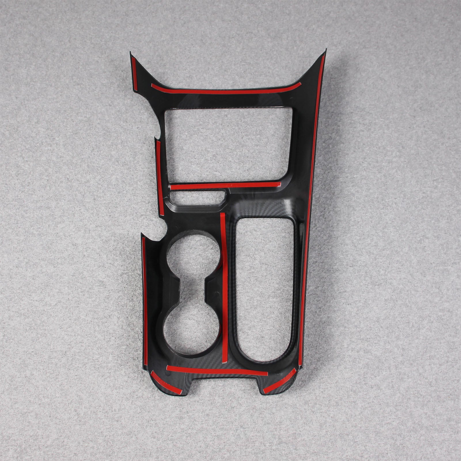 Fit for Ford Bronco 2023 2024 2025 Front Center Console Dashboard Panel Trim Carbon Fiber Pattern