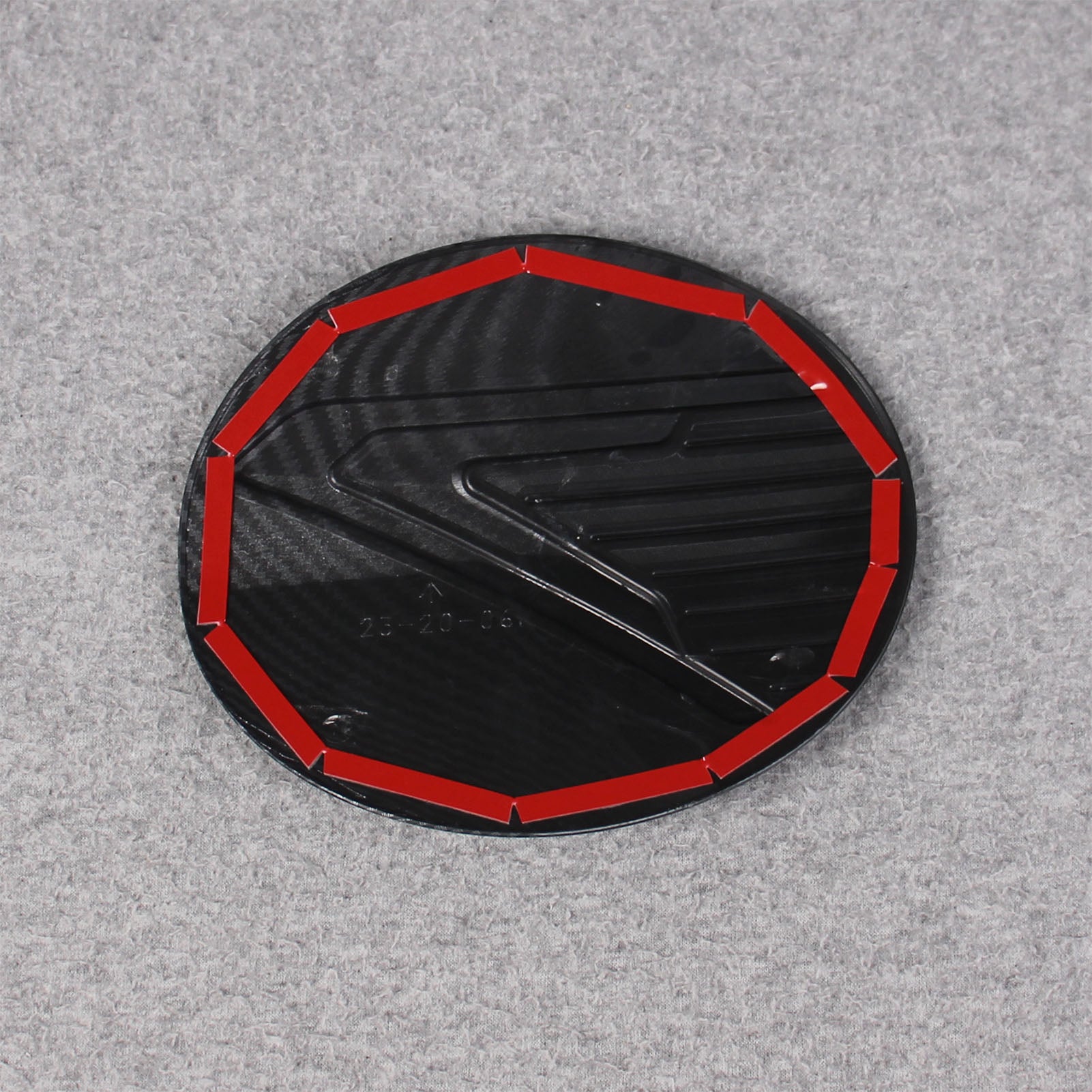 Fit for Subaru Crosstrek 2024 Fuel Gas Tank Cap Cover Trim Carbon Fiber Pattern