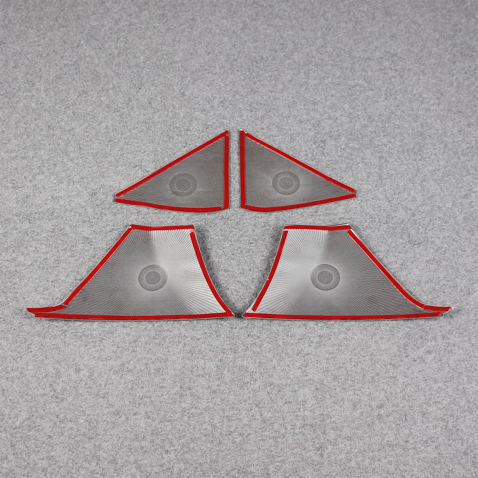 Fit for Mazda CX-50 CX50 2024 Interior 4 Door Sound Speaker Cover Trims Stainless Steel