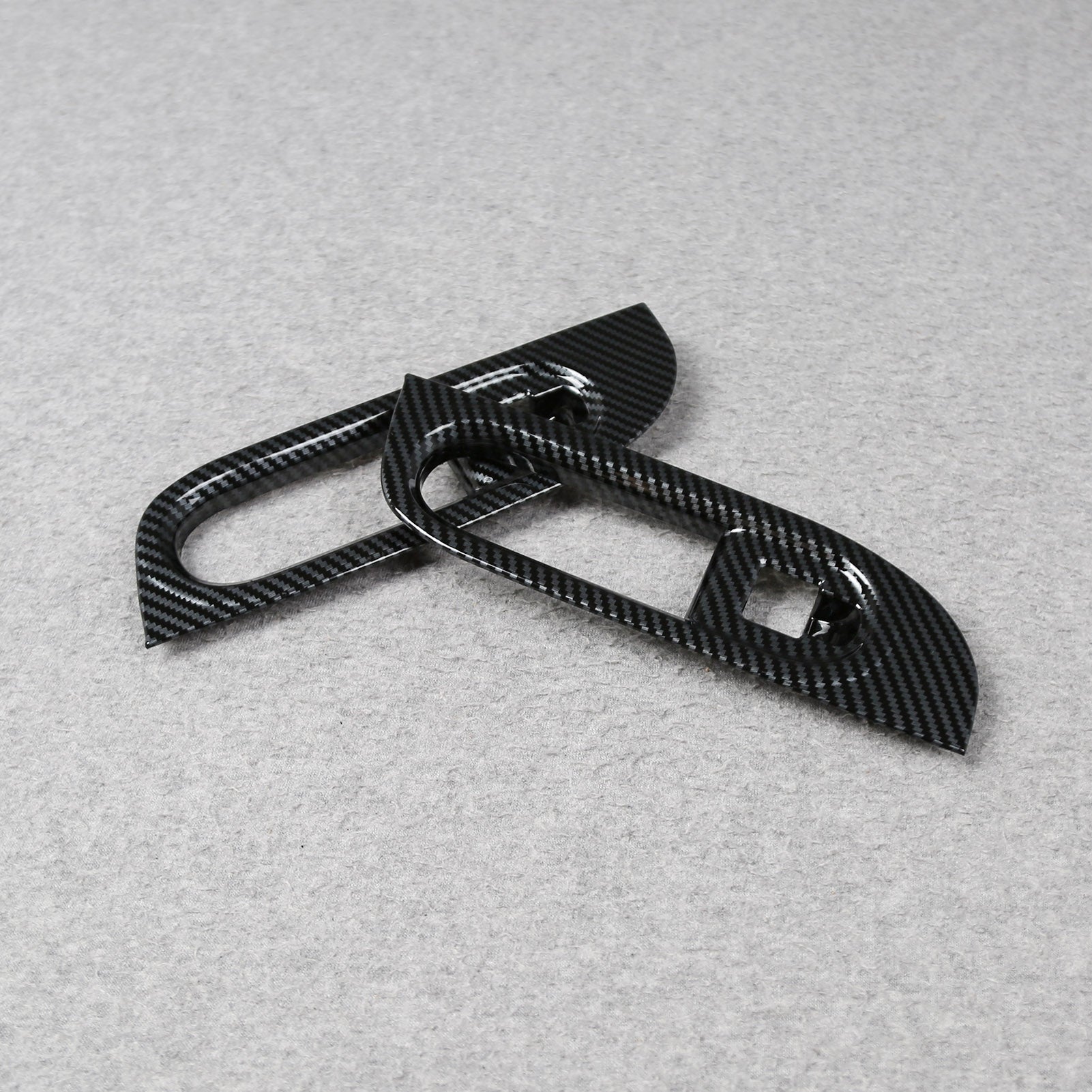 Fit for 2025 2026 New MINI Cooper/MINI Cooper S Interior Window Switch Plate Panel Cover Trims Carbon Fiber Pattern (for 4 Door Model)