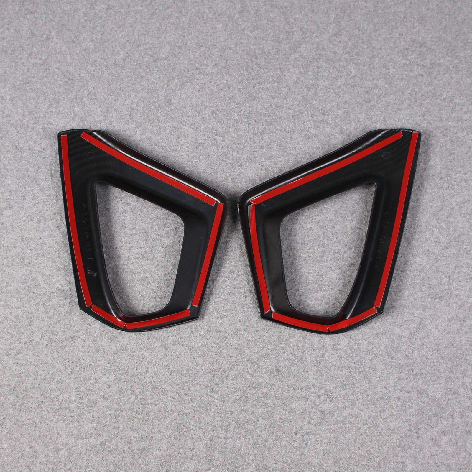 Fit for Subaru Crosstrek 2024 Rear Fog Light Cover Trims Carbon Fiber Design