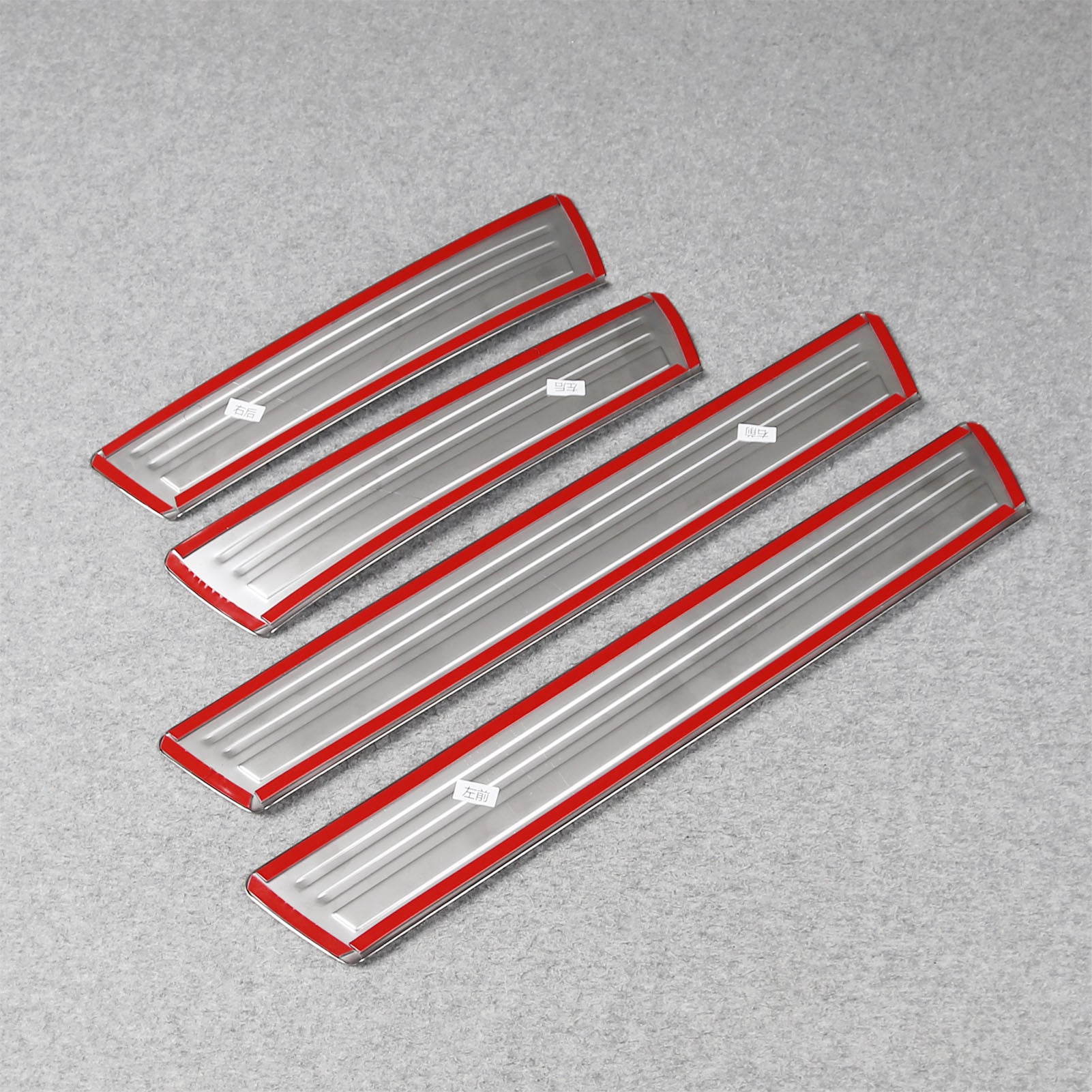 Fit for Jeep New Grand Cherokee 2024 2025 Outside Door Sill Scuff Plate Guard Cover Trims Stainless Steel