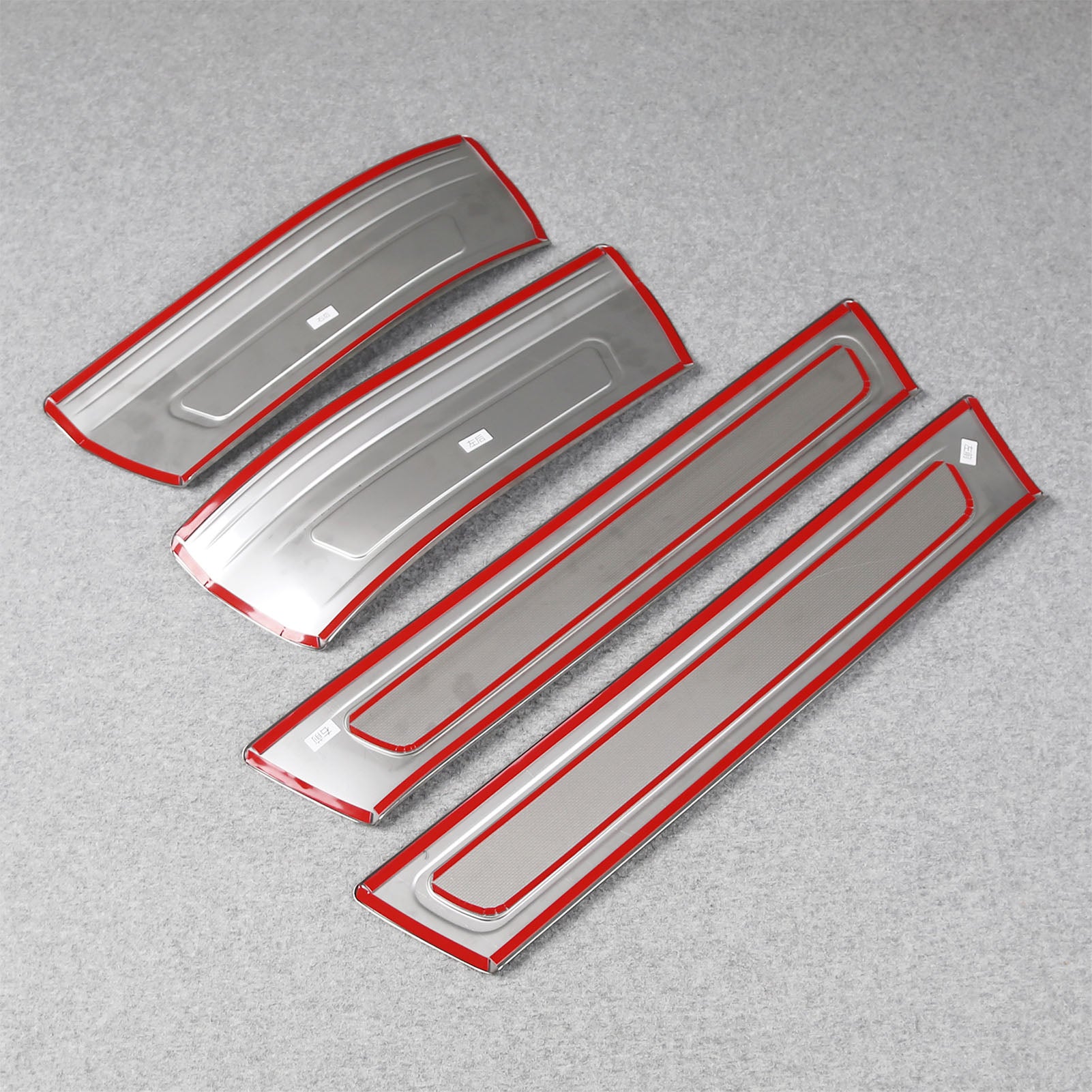 Fit for Jeep New Grand Cherokee 2024 2025 Inside Door Sill Scuff Plate Guard Cover Trims Stainless Steel