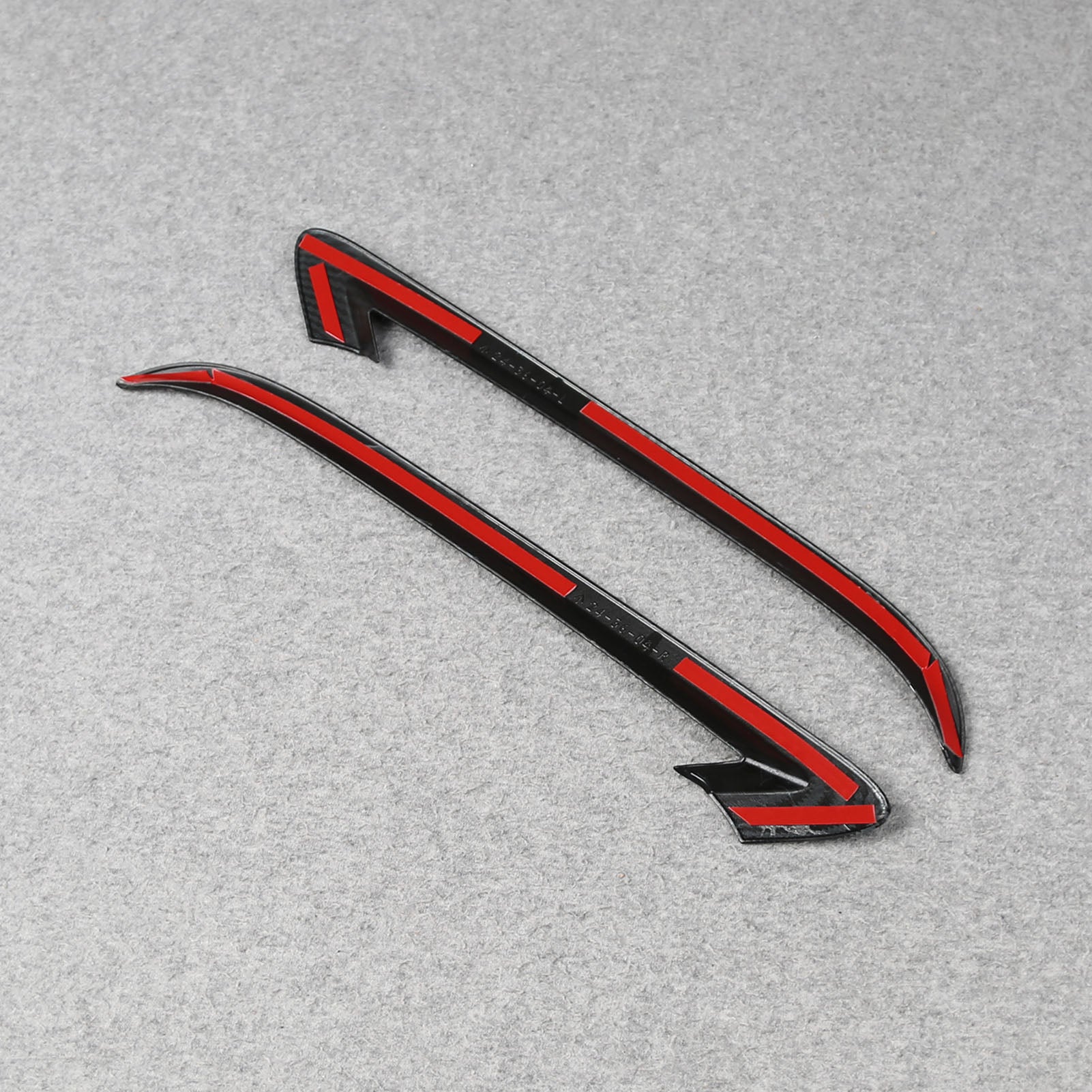 Fit for Ford New Mustang 2024 2025 2026 Rear Fog Light Cover Trims Carbon Fiber Pattern Design