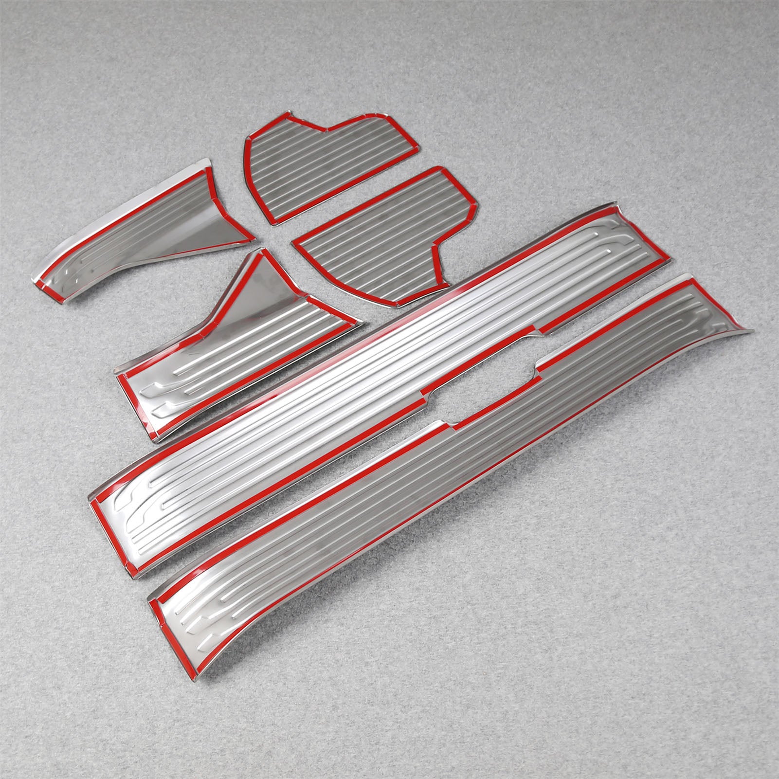 Fit for Toyota 4Runner 2025 2026 Inside Door Sill Scuff Plate Guard Cover Trims Stainless Steel