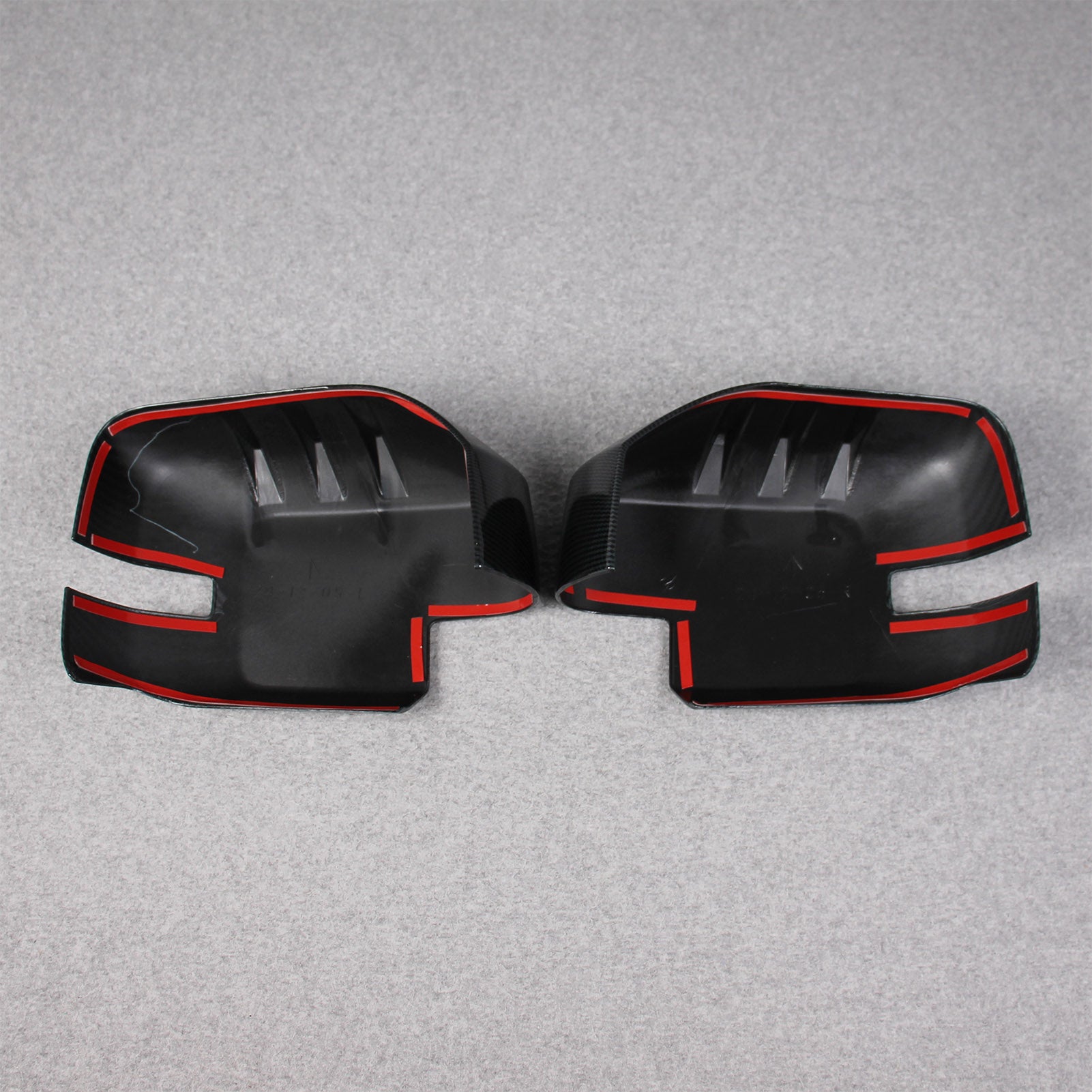 Fit Ford Bronco 2023 2024 2025 Rear View Mirror Cover Trims Carbon Fiber Pattern