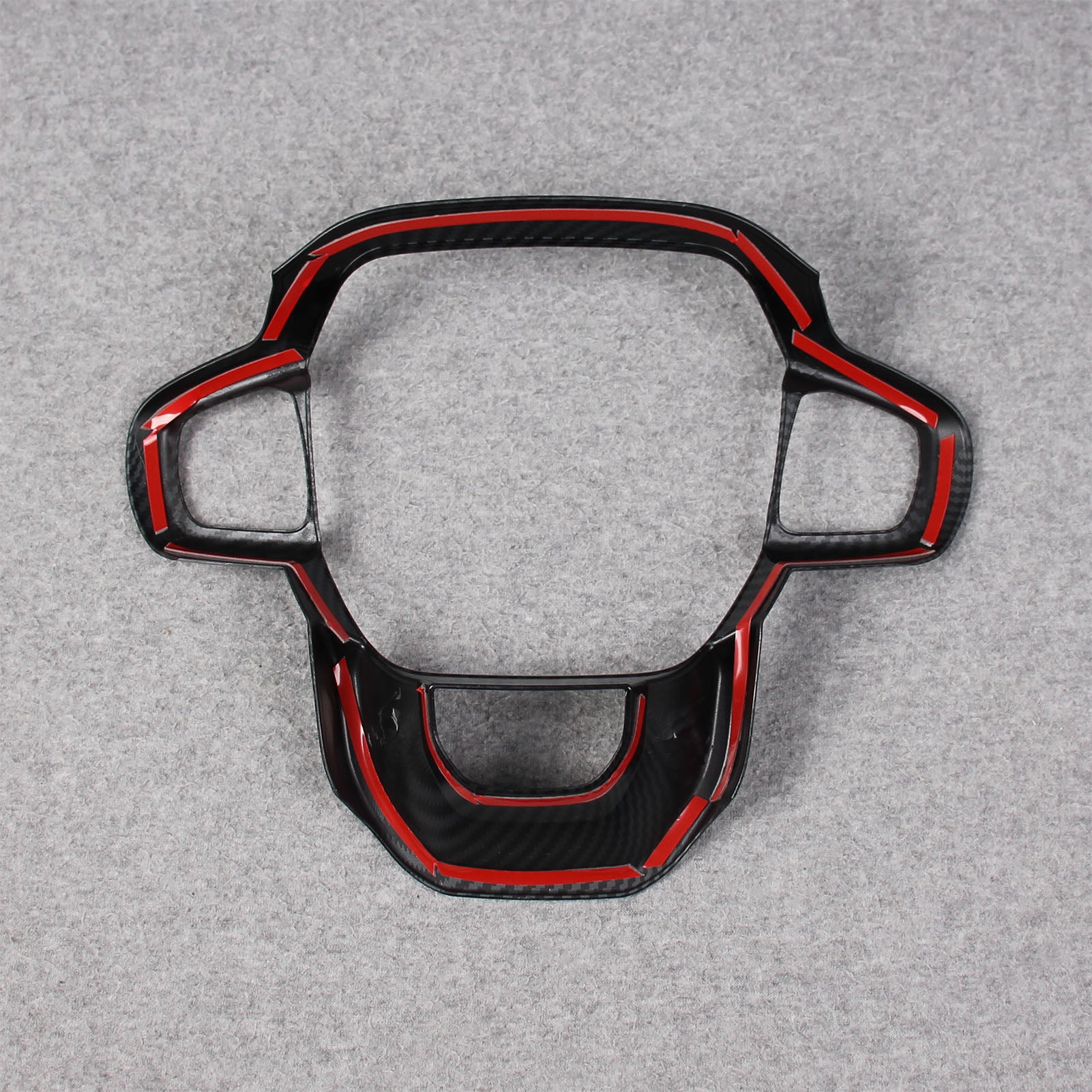 Fit for Ford Ranger 2024 Wheel Steering Trim Panel Cover Trims ABS Carbon Fiber