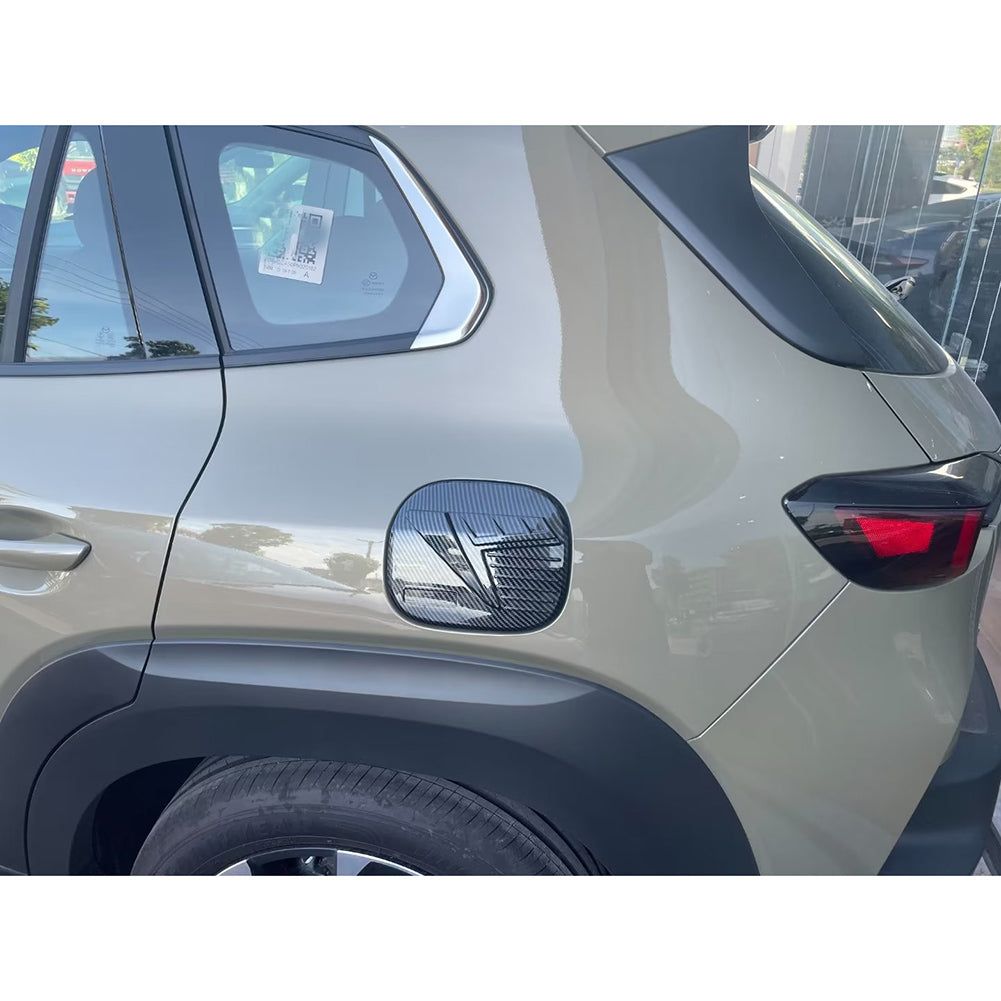 Fit for Mazda CX-50 CX50 2024 Fuel Gas Tank Cap Cover Trim Carbon Fiber Pattern