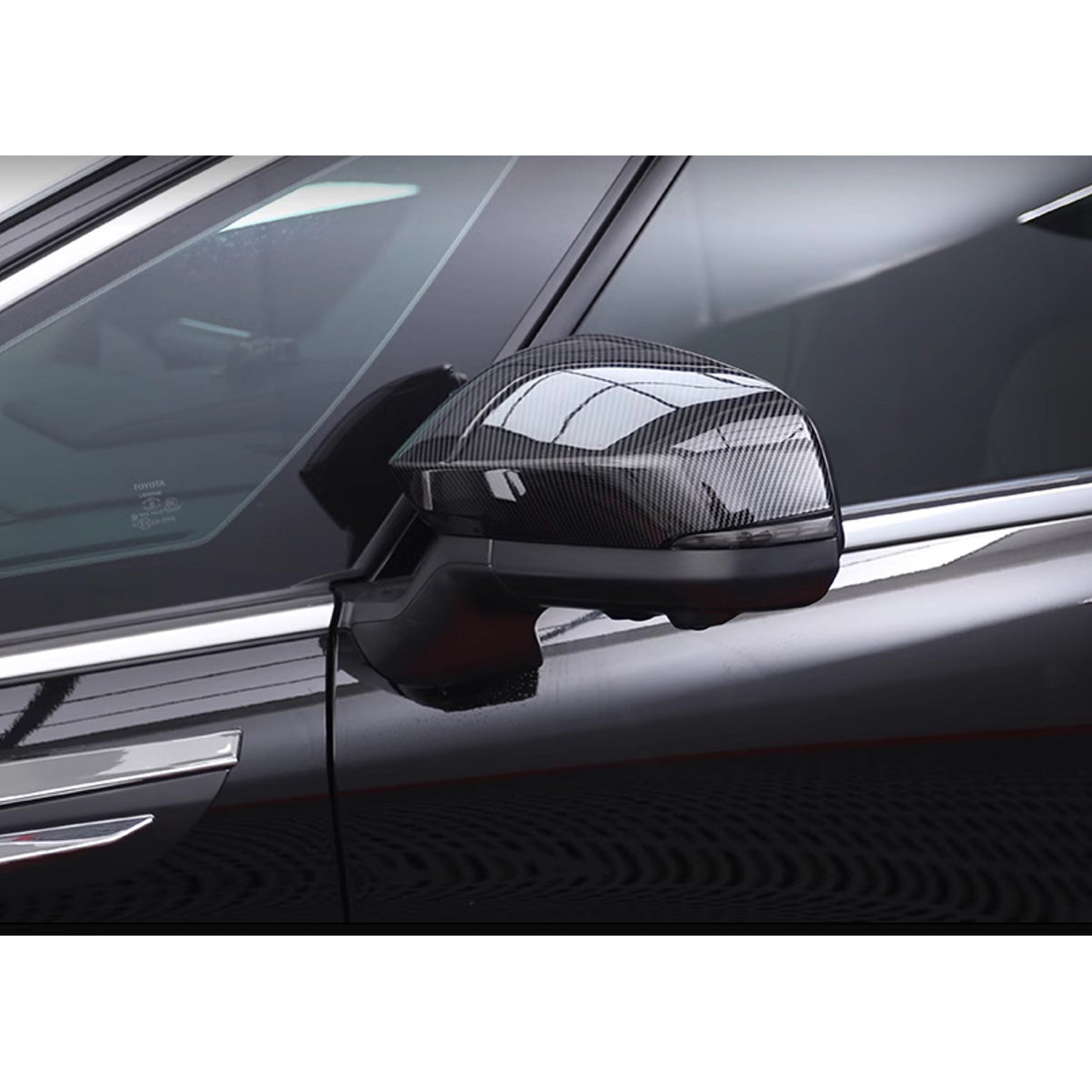 Fit for Toyota New Tacoma 2024 2025 2026 / 4Runner 2025 2026 Rear View Mirror Side Molding Guard Cover Trims ABS