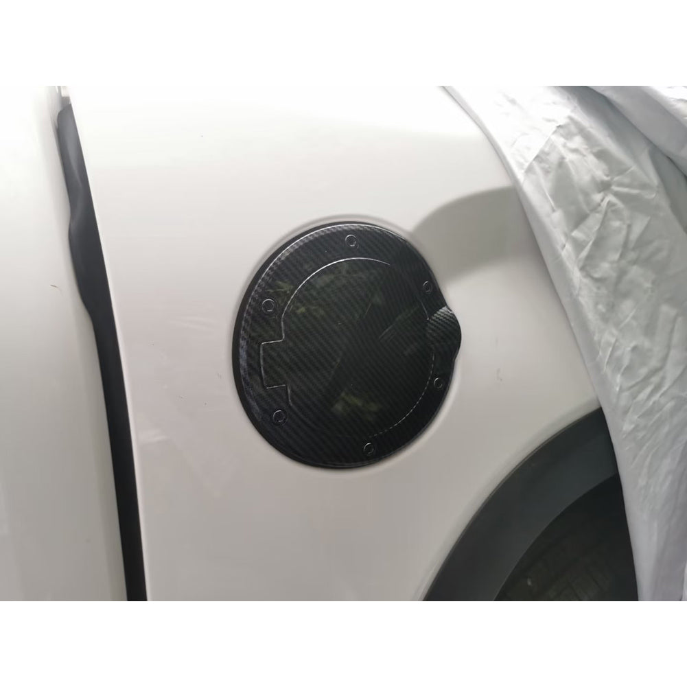 Toyota Tundra 2022 2023 Fuel Gas Tank Cap Cover Trim Carbon Fiber Pattern