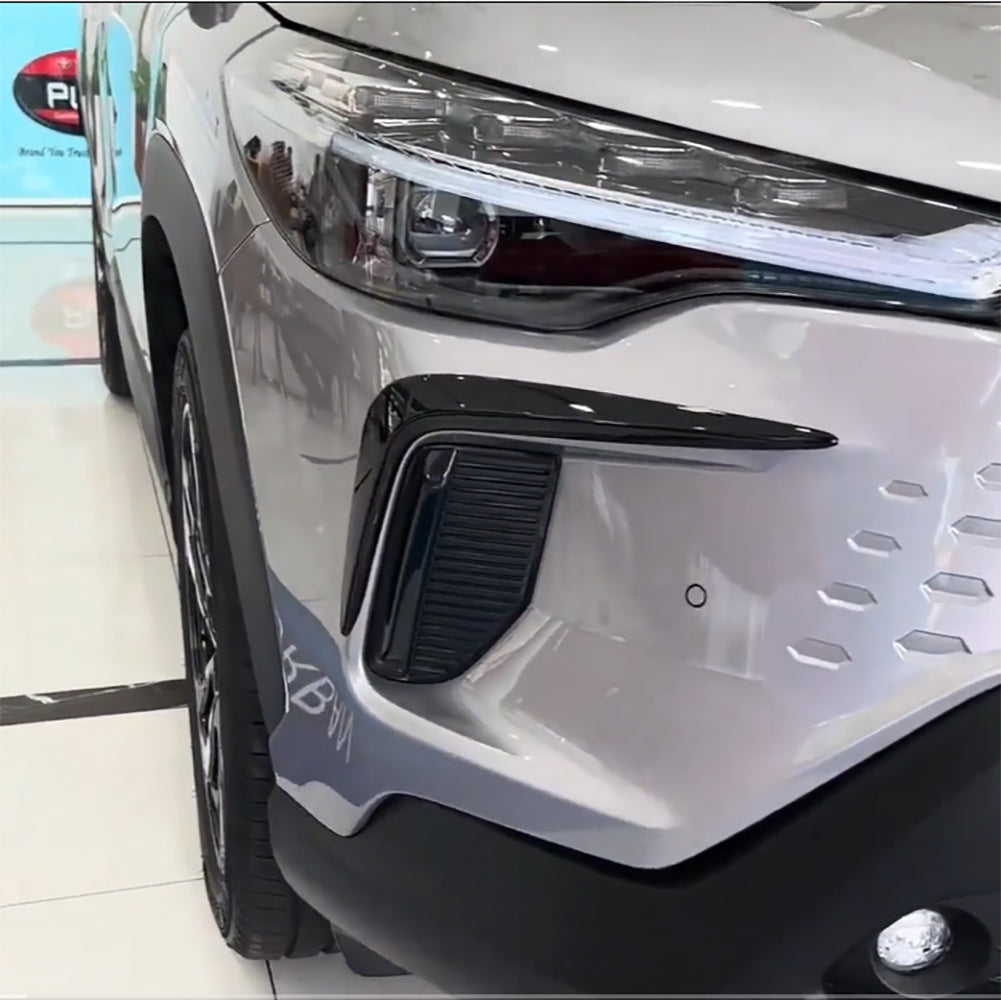 Fit for Toyota New Corolla Cross Hybrid 2025 2026 Front Fog Light Lamp Cover Bezel Trims