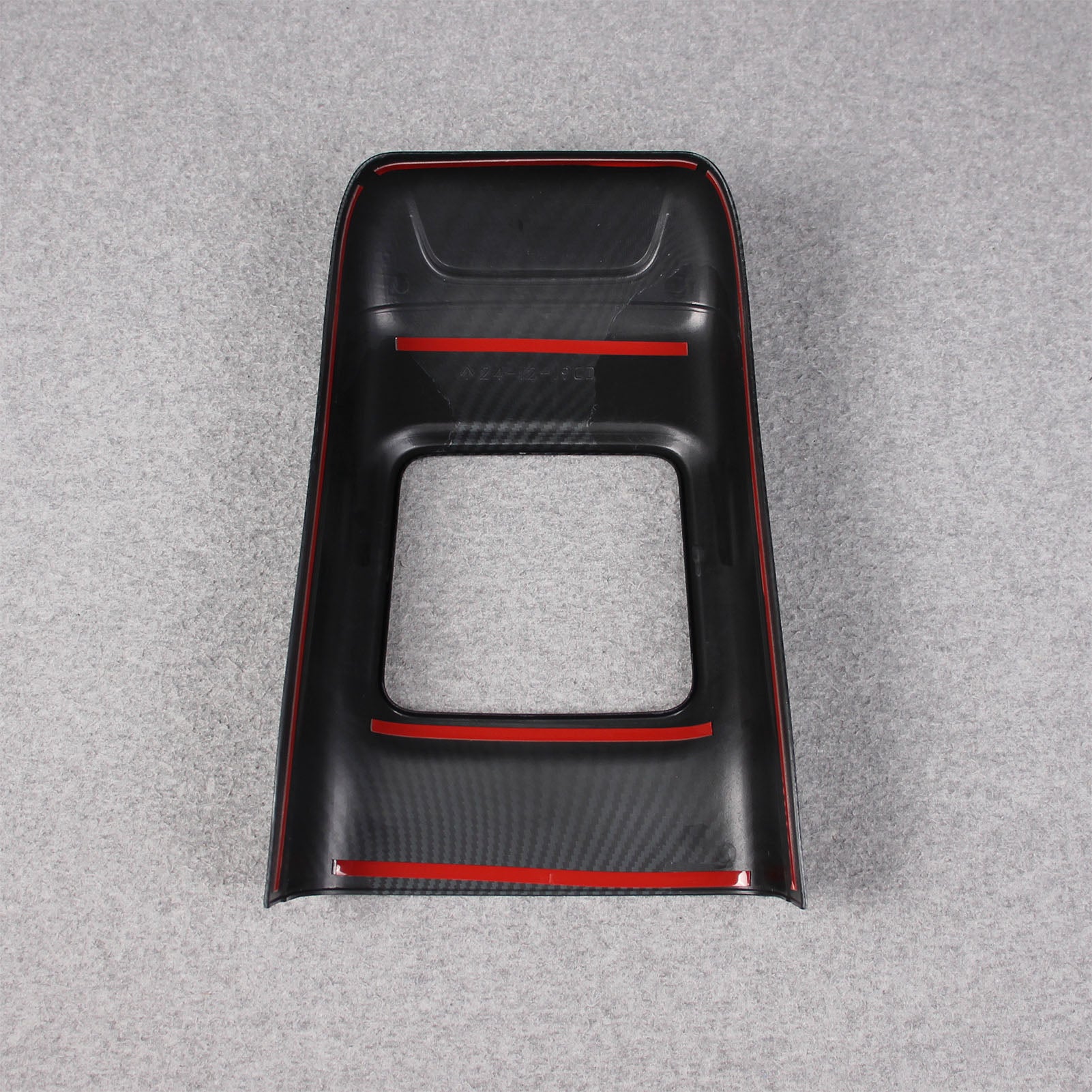Fit for Ford Bronco 2023 2024 2025 Interior Rear Seat Air Condition Vent Outlet Cover Trims Carbon Fiber Pattern