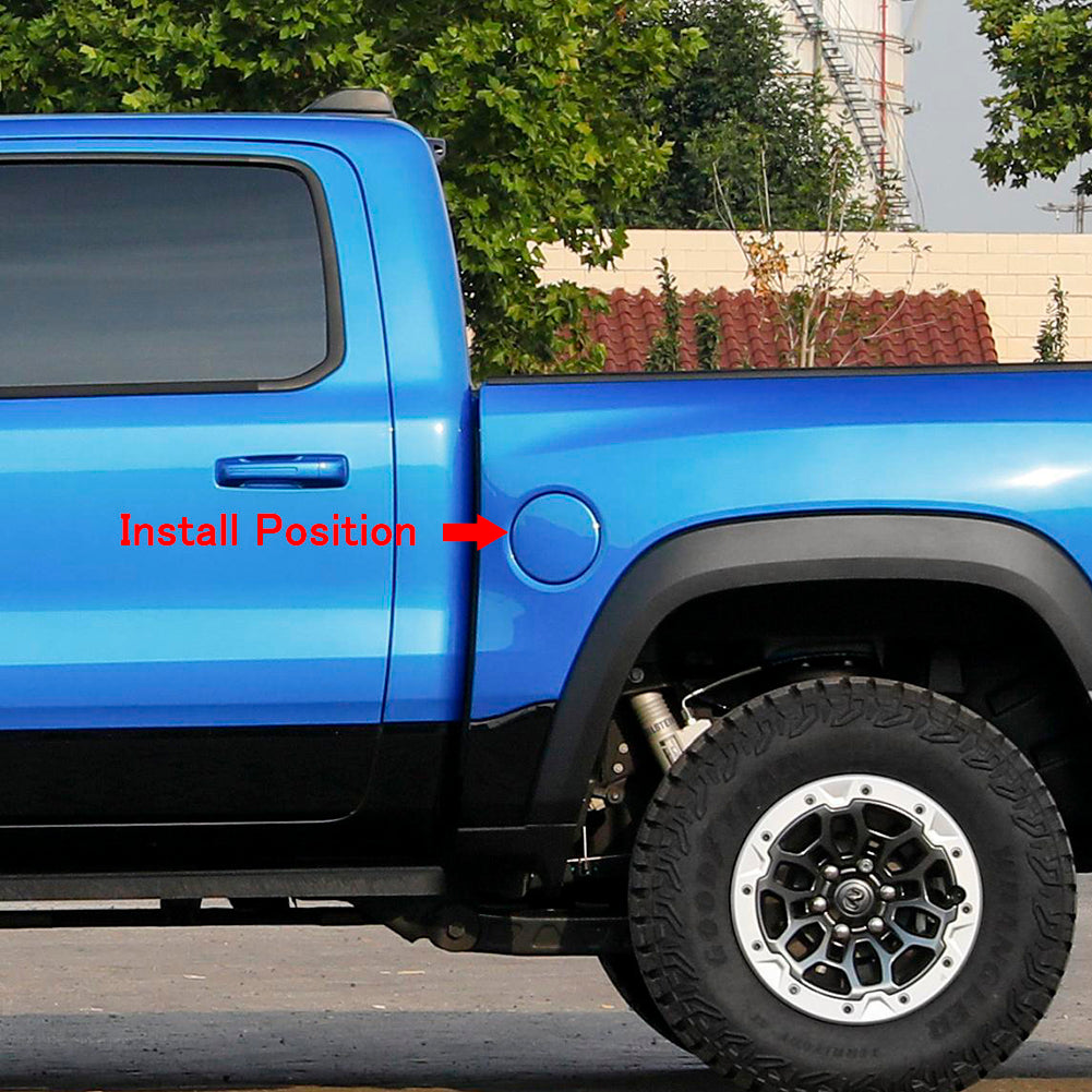 For Dodge 2023 New Ram 1500 Fuel Gas Tank Cap Cover Trim