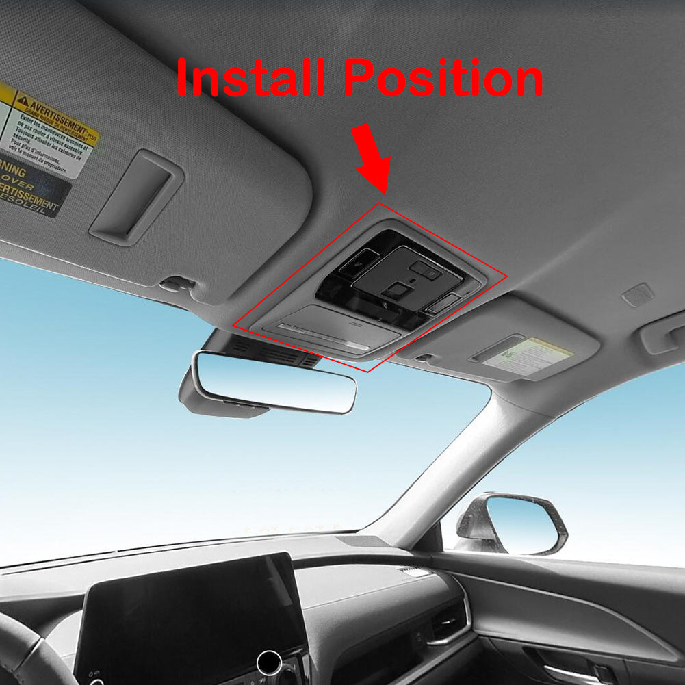 Fit For Toyota New Grand Highlander 2024 2025 2026 /Lexus TX TX350/500h/550h+ 2024 2025 2026 Front Reading Light Ceilling Map Frame Cover Trims