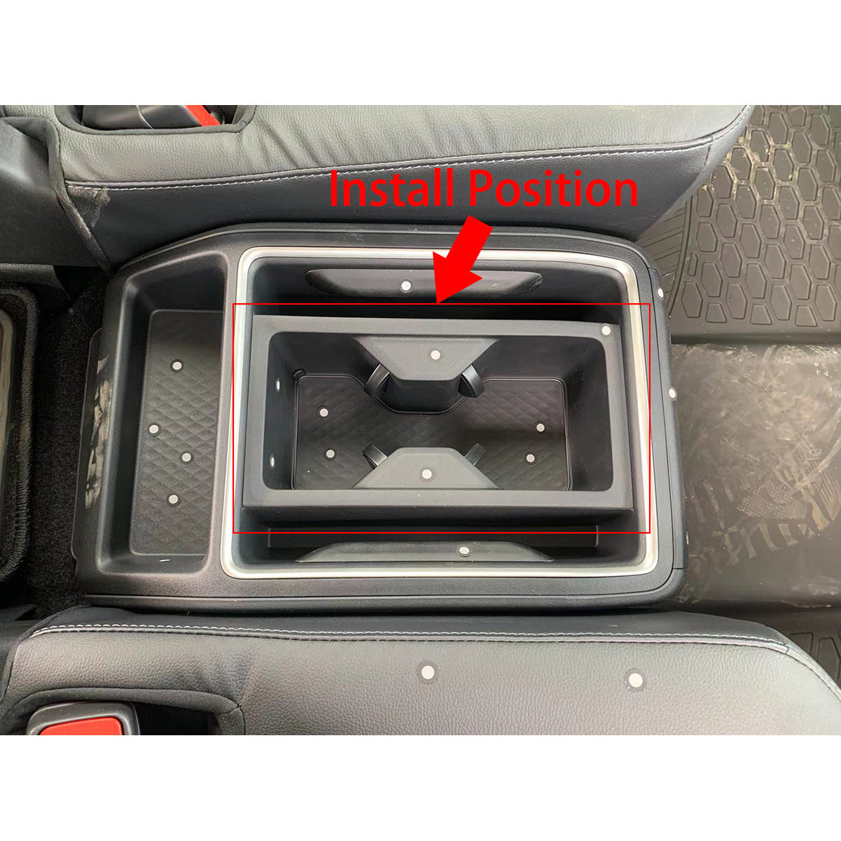 Fit for Toyota New Grand Highlander 2024 2025 2026 Interior Middle Seat Cup Holder Panel Cover Trims