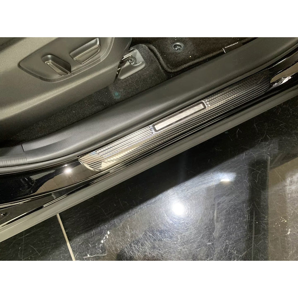 Fit for Toyota Crown 2023 2024 2025 2026 Door Sill Scuff Plate Guard Cover Trims