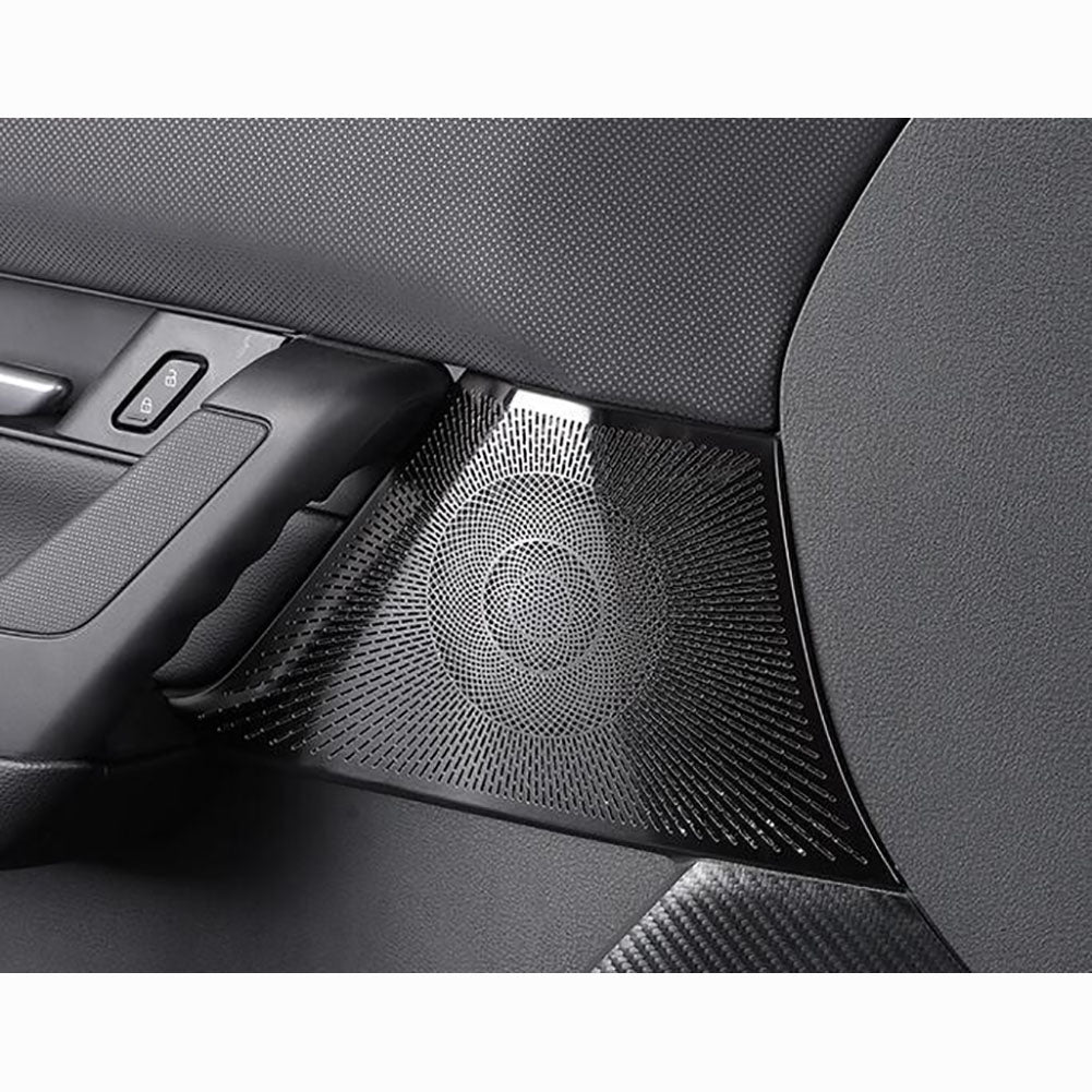 Fit for Mazda CX-50 CX50 2024 Interior 4 Door Sound Speaker Cover Trims Stainless Steel