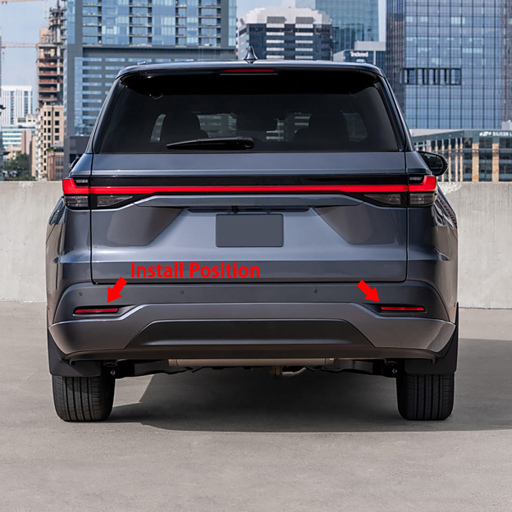 Fit For Lexus New TX TX350 2024 2025 2026 Rear Fog Light Lamp Cover Trims