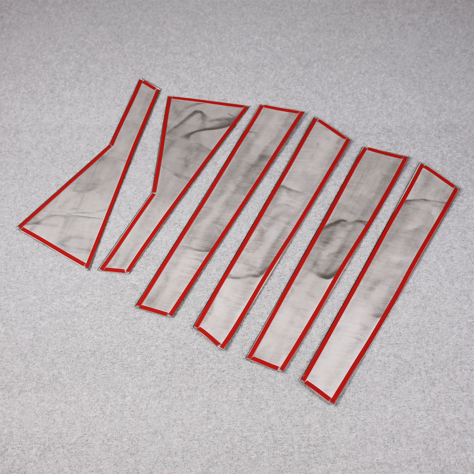 Fit for Nissan Rogue 2021 2022 2023 2024 2025 Window Frame Center Pillar Cover Trims Stainless Steel -6PCS