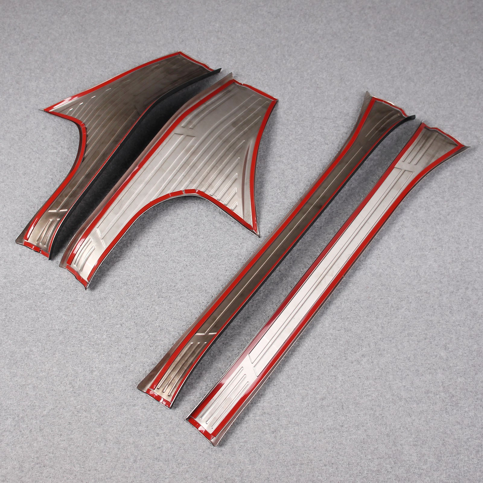 Fit for Subaru New Crosstrek 2024 Inside Door Sill Scuff Plate Guard Cover Trim Stainless Steel