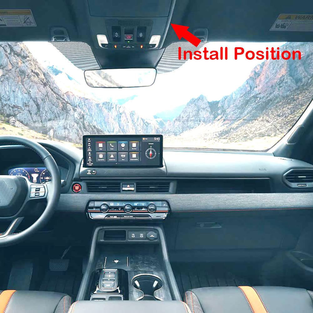 Fit For Honda New Pilot 2025 / Passport 2025 2026 Front Reading Light Ceilling Map Frame Cover Trims