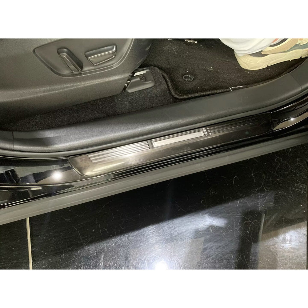 Fit for Toyota Crown 2023 2024 2025 2026 Door Sill Scuff Plate Guard Cover Trims