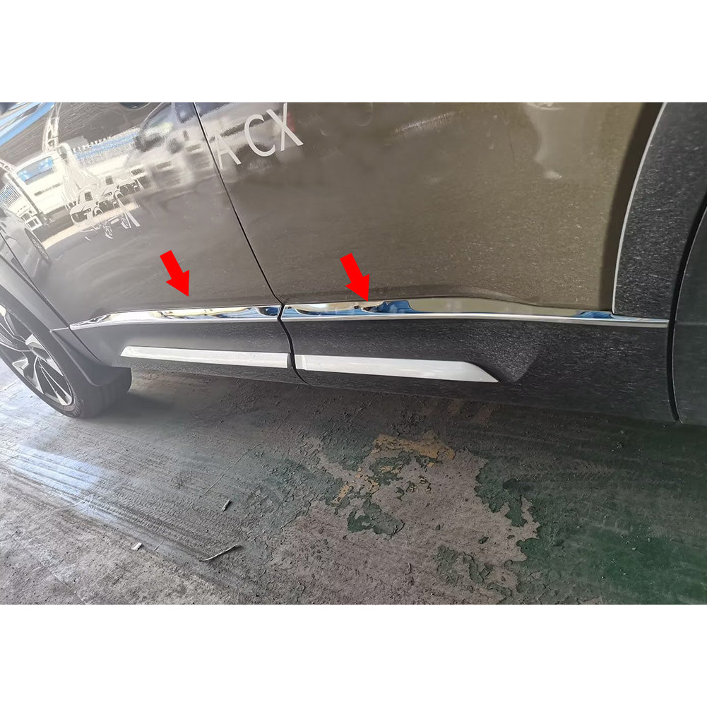 Fit for Mazda CX-50 CX50 2024 2025 Body Side Door Molding Trim Cover Silver