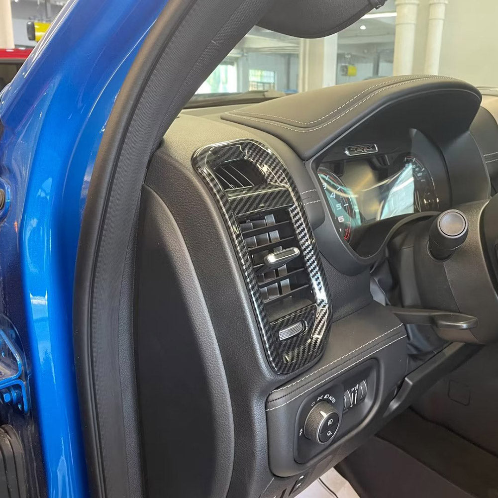 Fit for Dodge 2023 New Ram 1500 Interior Front Side Air Condition Vent Outlet Cover Trims