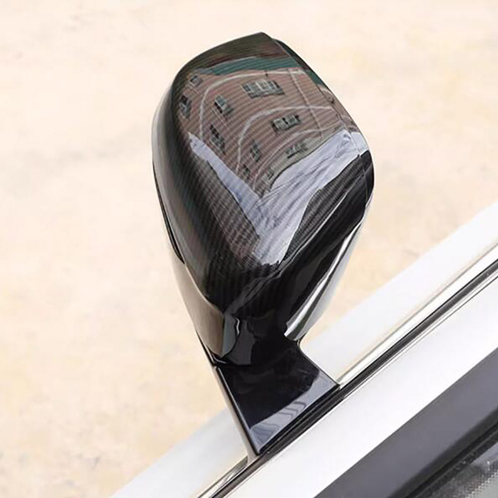 Fit for BMW 5 Series Sedan (G60) 530i 540i 2024 2025 Rear View Mirror Cover Trims Carbon Fiber Pattern