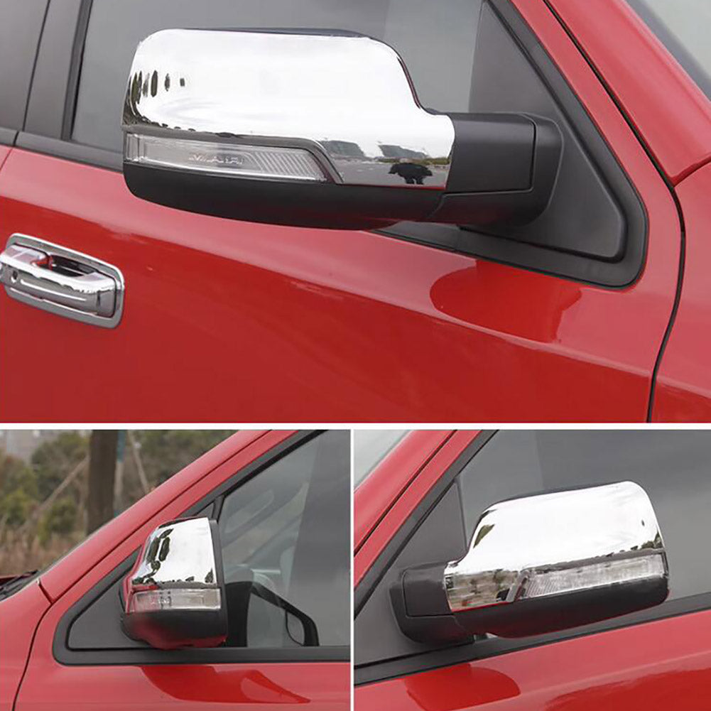 For Dodge 2023 2024 2025 New Ram 1500 Rear View Mirror Guard Cover Trims