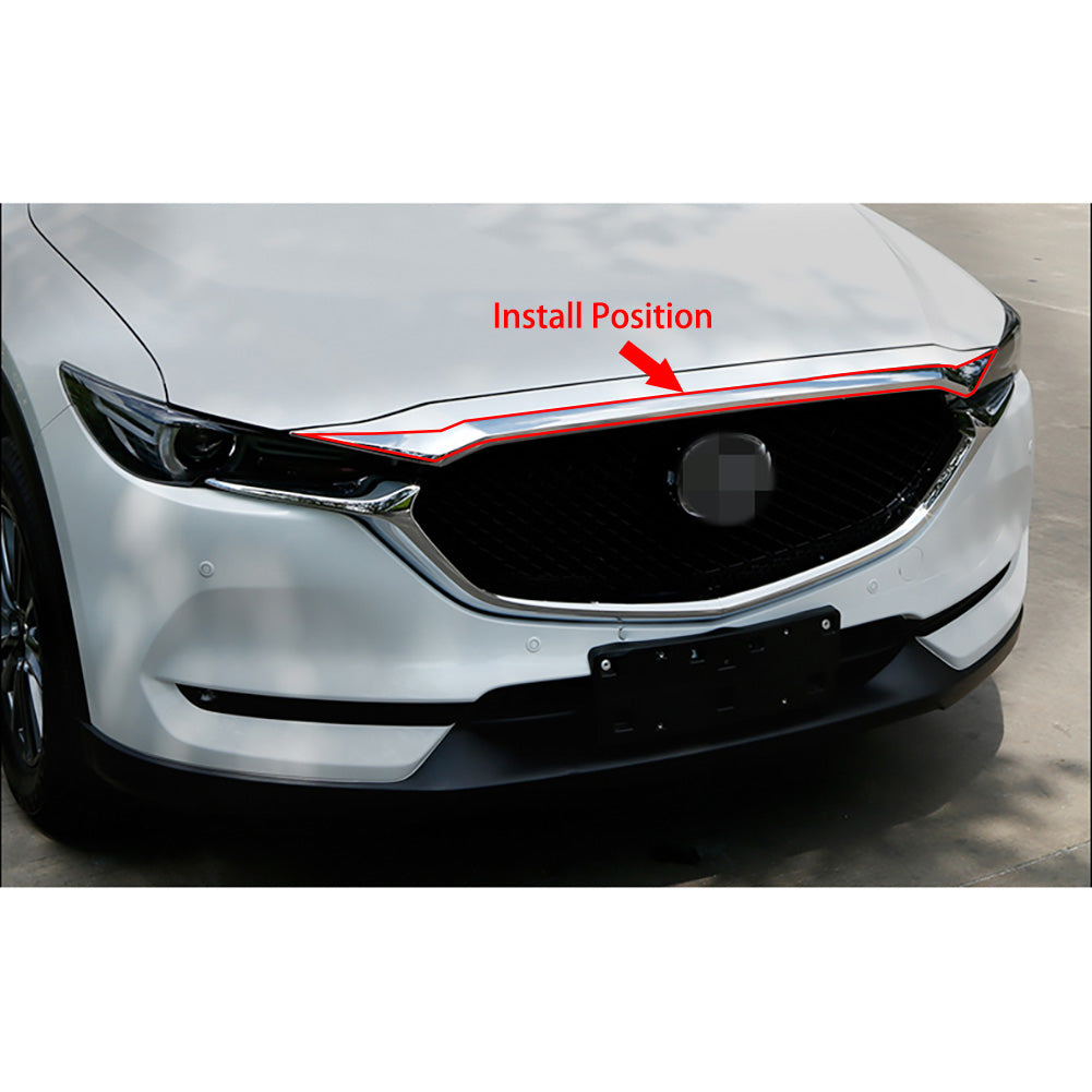 Fit for Mazda CX-5 CX5 2017 2018 2019 2020 2021 2022 2023 2024 2025 Front Hood Bonnet Cover Trim