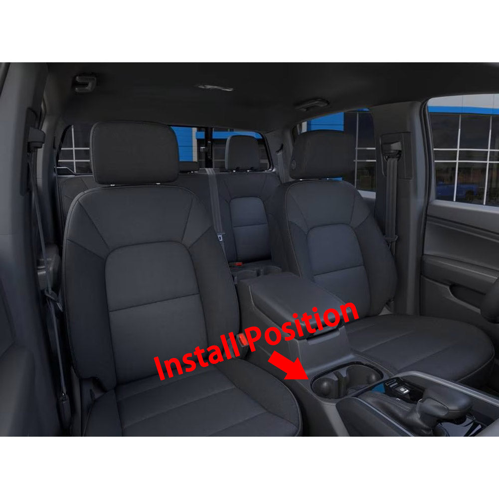 Fit for Chevrolet Chevy New Colorado 2024 2025 Interior Console Cup Holder Cover Trim