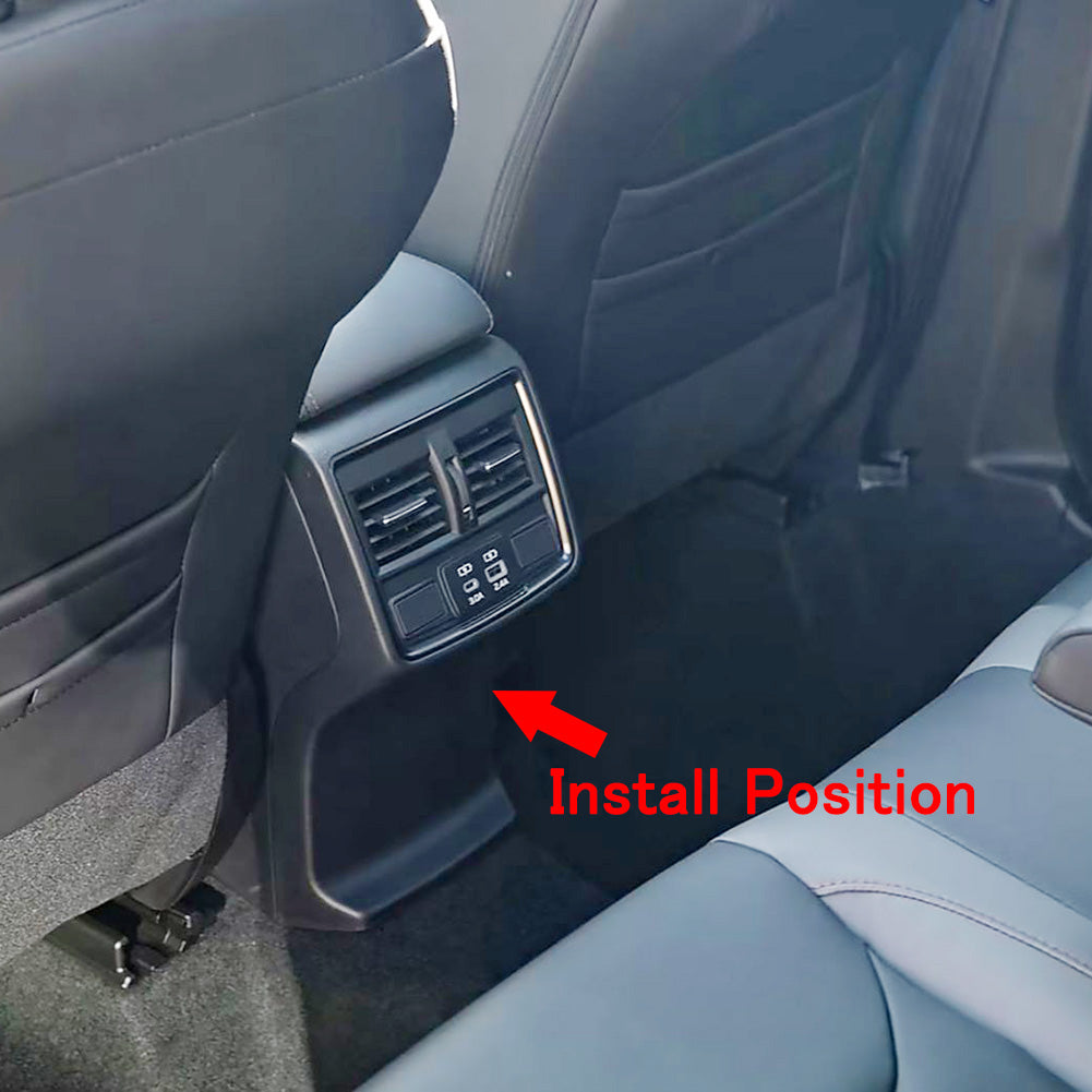 Fit For Subaru New Forester 2025 Interior Rear Seat Air Condition Vent Outlet Kick Protector Cover Trim