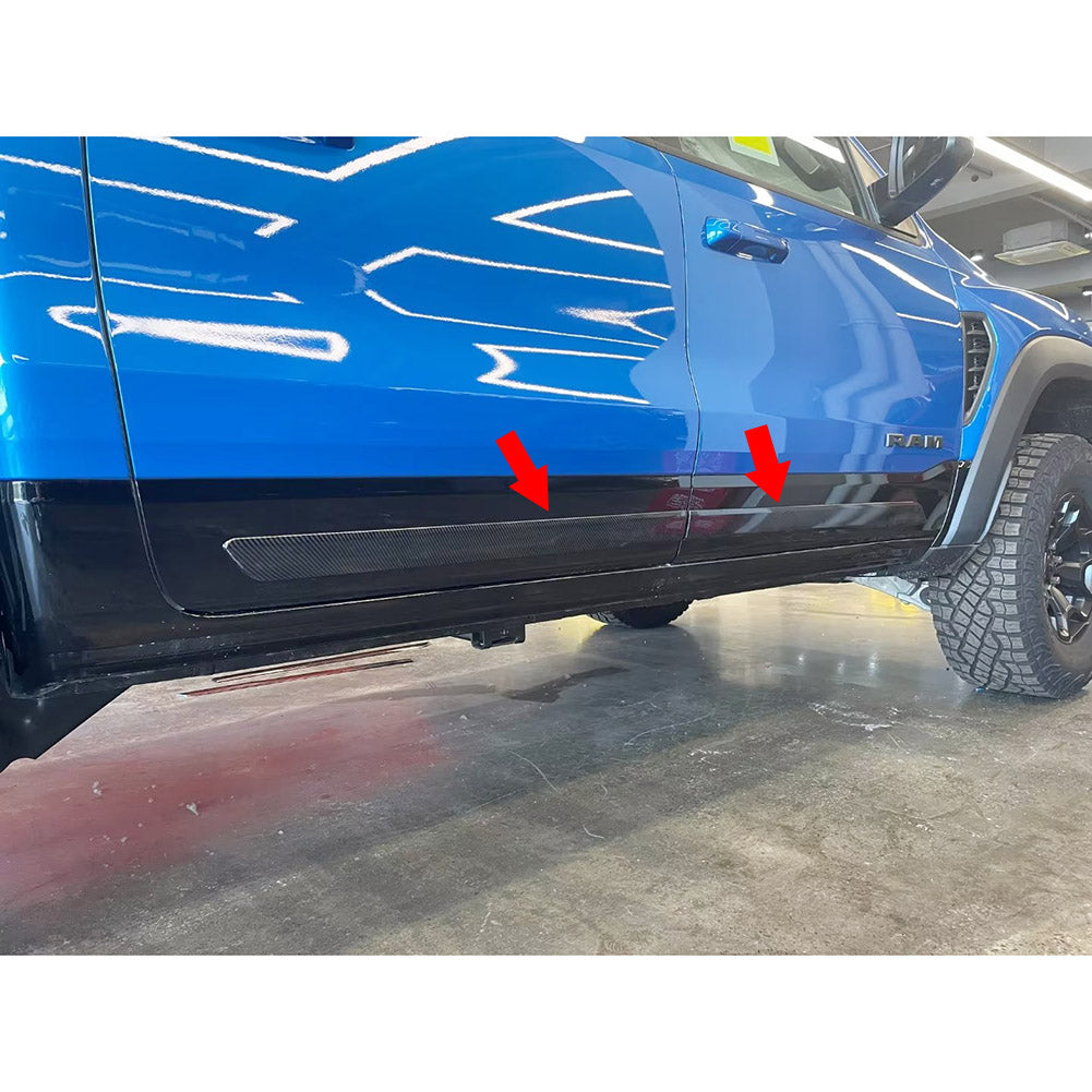 Fit for Dodge 2023 New Ram 1500 Body Side Molding Door Guard Cover Trims