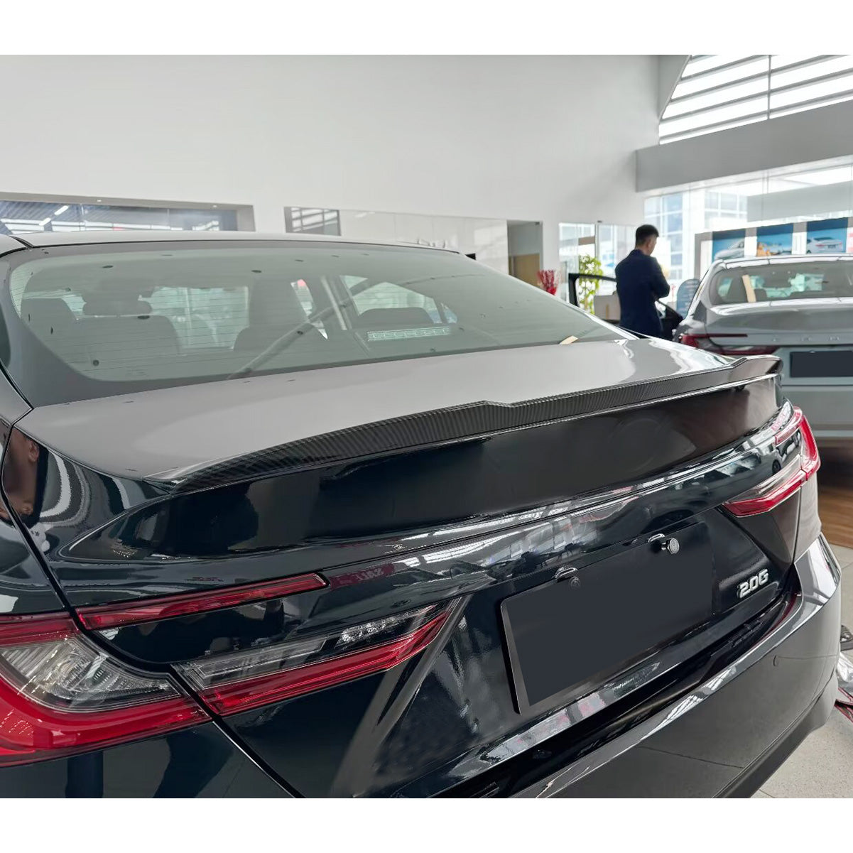 Fit for Toyota Camry 2024 2025 2026 Rear Trunk Wing Spoiler Cover Trim ABS