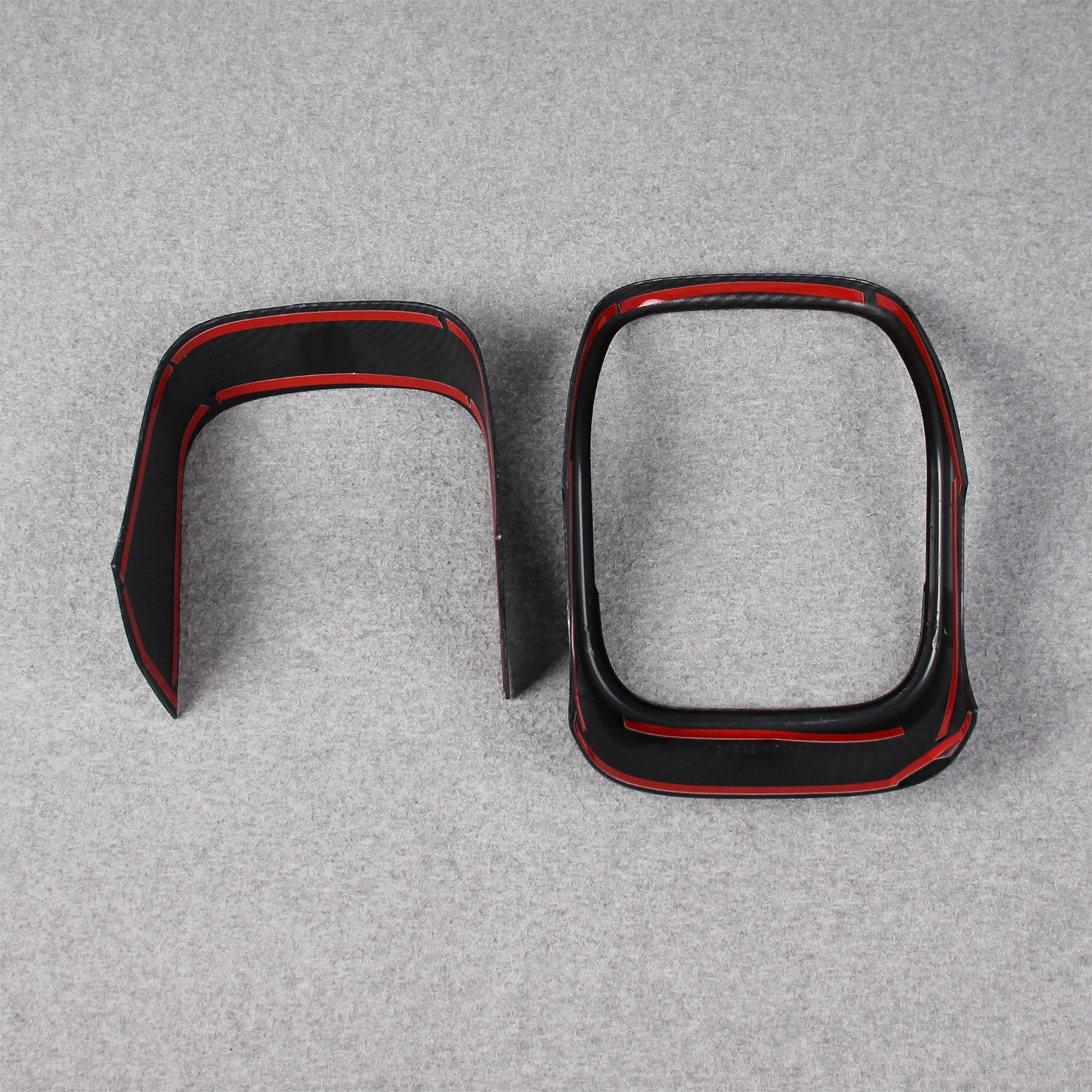 Fit for Mercedes-Benz E-Class W214 E200 E300 E450 2023 2024 2025 Interior Rear Anti-Kick Cover Panel Decorative Trim Carbon Fiber Pattern