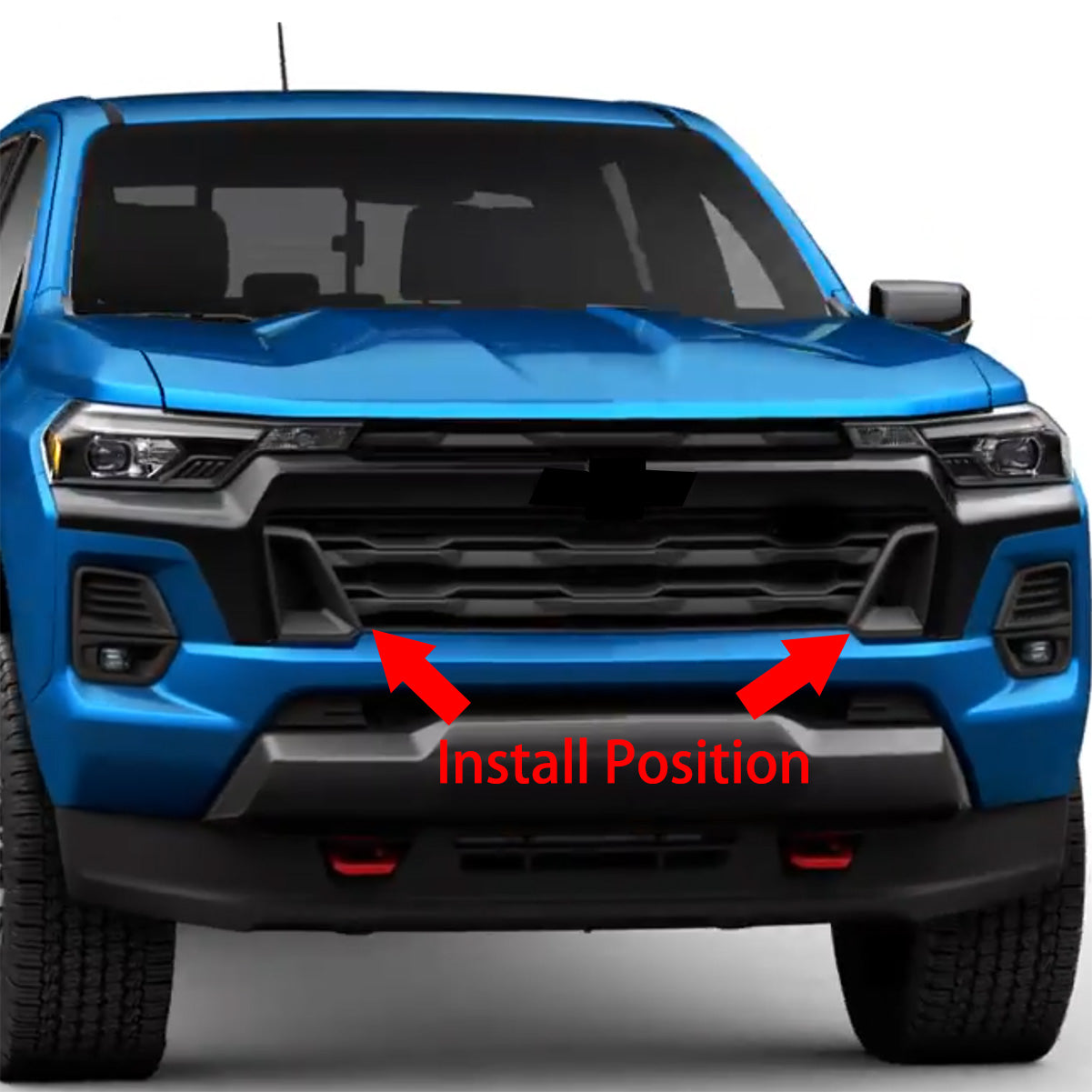 Fit For Chevrolet Chevy New Colorado Z71/Trail Boss/LT/WT 2024 2025 Front Grille Vents Air Outlet Cover Trims