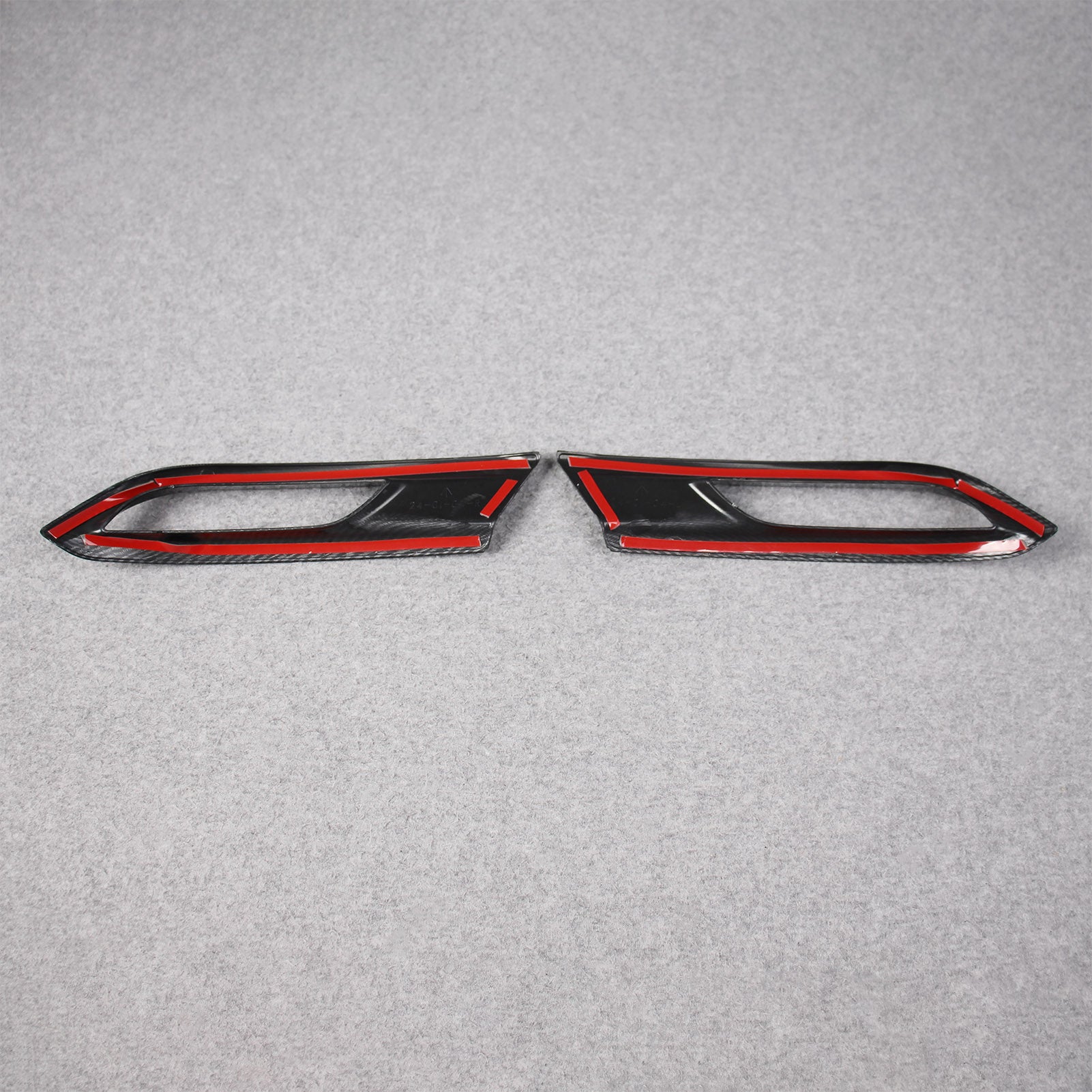 Fit  for Toyota New Camry 2024 2025 2026 LE Model Rear Fog Light Cover Trims Carbon Fiber Pattern Design