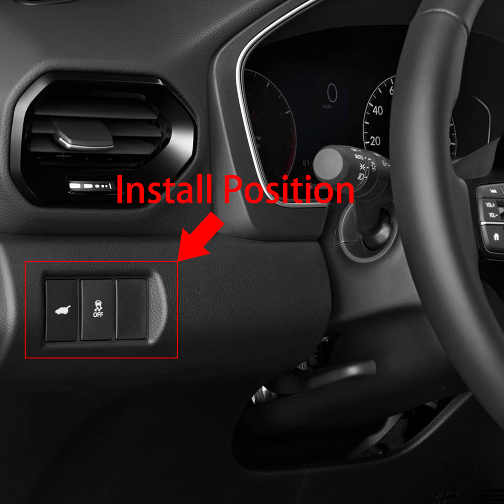 Fit for Honda New Pilot 2025 Center Console Wiper Switch Frame Cover Trim