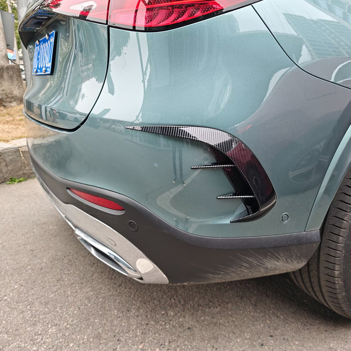 Fit for Mercedes-Benz New GLC GLC300 X254 AMG Line 2023 2024 2025 2026 Rear Side Fender Vent Air Outlet Bezel Cover Trims