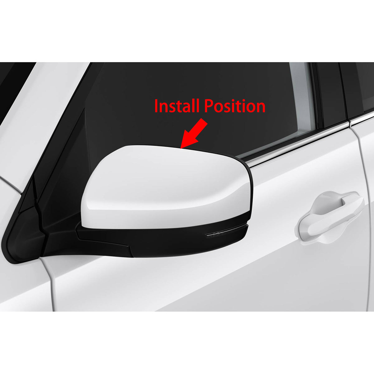 Fit for Honda New Pilot 2025 / Passport 2025 2026 Rear View Mirror Side Molding Cover Trims