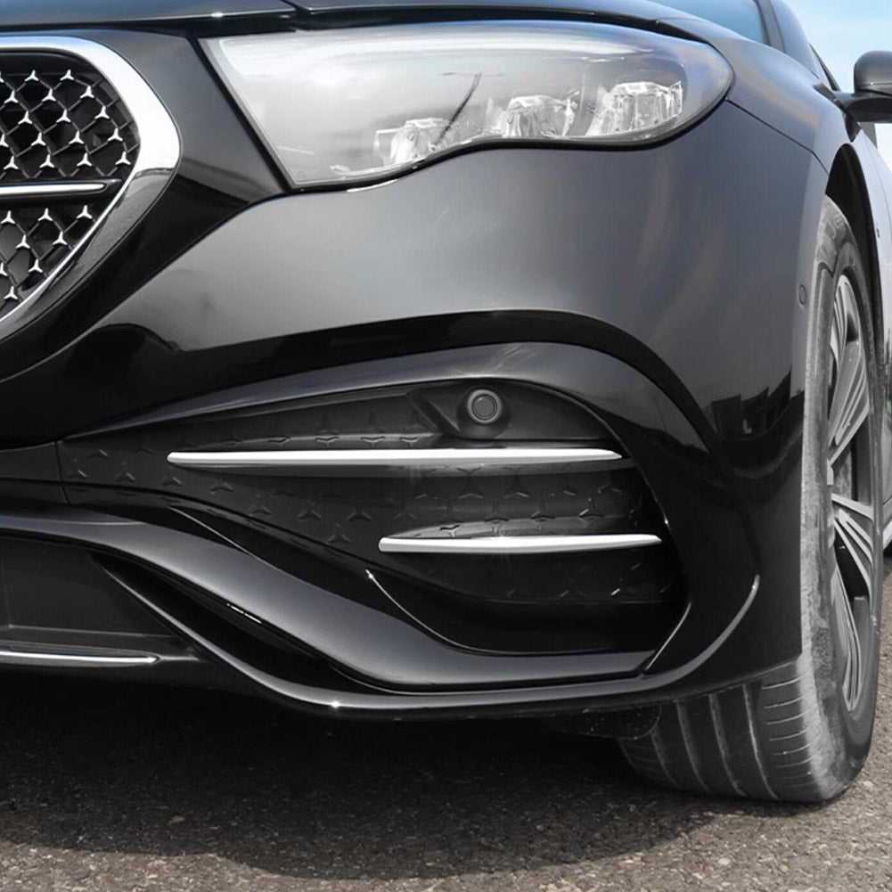 Fit for Mercedes-Benz E-Class W214 E200 E300 E450 2023 2024 2025 Front Fog Light Grill Mesh Cover Trims