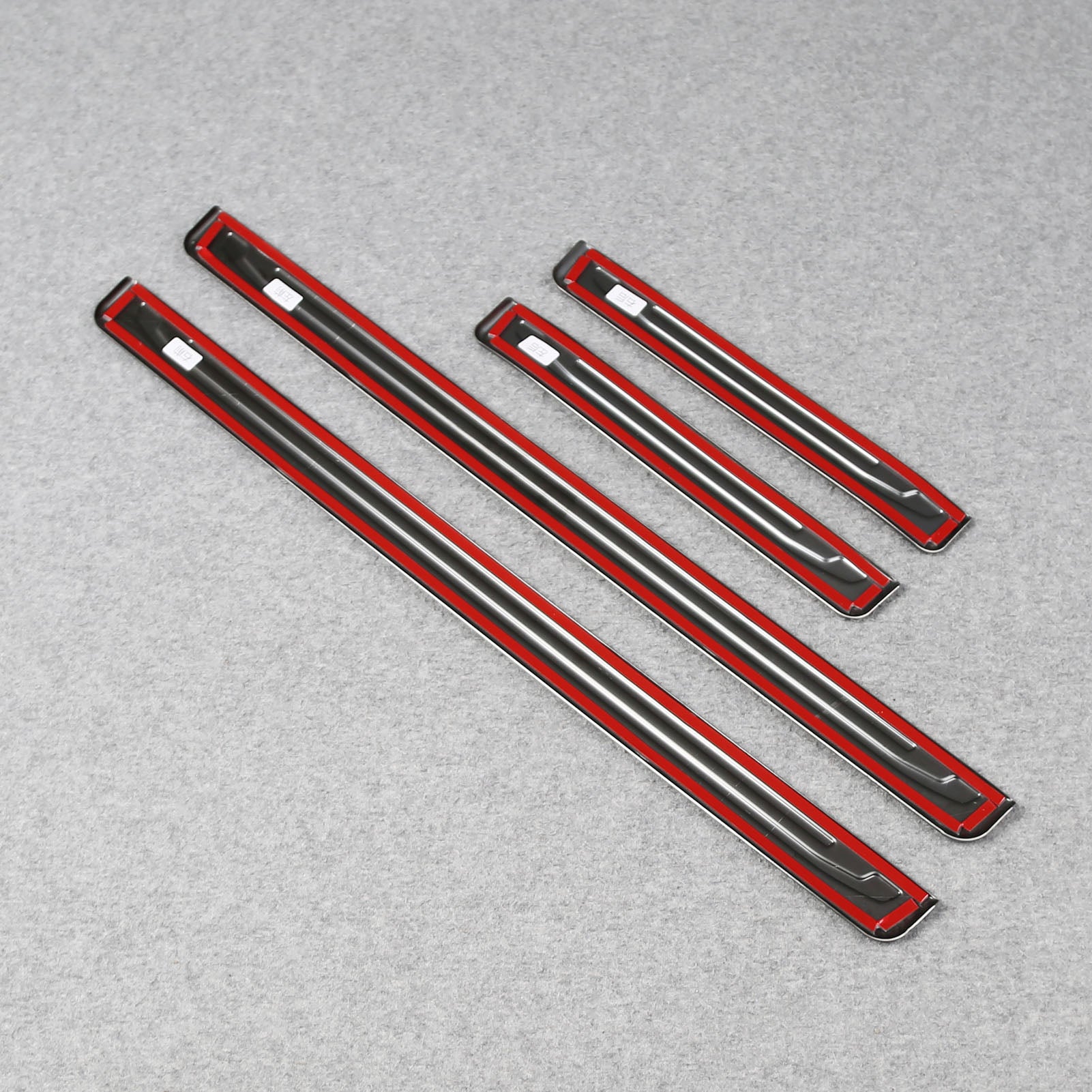 Fit for Toyota 4Runner 2025 2026 Outside Door Sill Scuff Plate Guard Cover Trims Stainless Steel