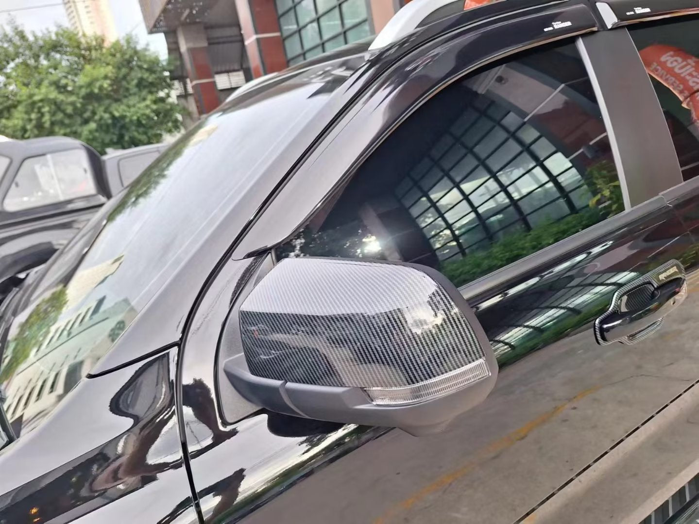 Fit for Ford Ranger 2024 Rear View Mirror Guard Cover Trims