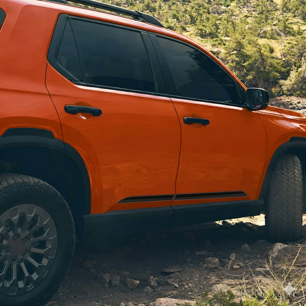 Fit for Honda New Passport 2025 2026 Door Body Side Skirt Molding Cover Trims