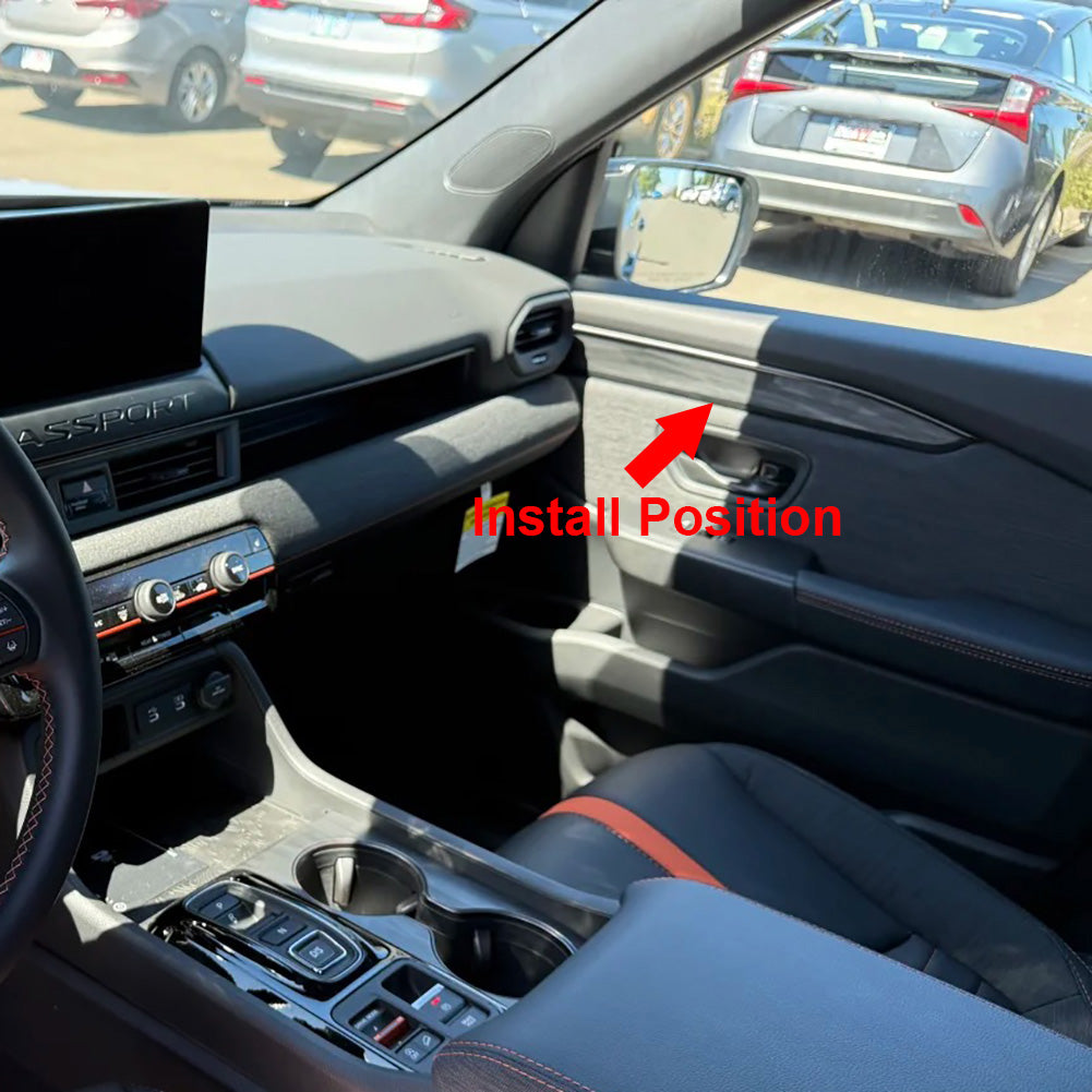 Fit for Honda New Passport 2025 2026 Interior Door Panel Armrest Cover Trim