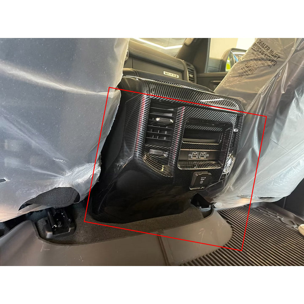 For Dodge 2023 New Ram 1500 Truck Interior Rear Seat Air Condition Vent Outlet Cover Trims